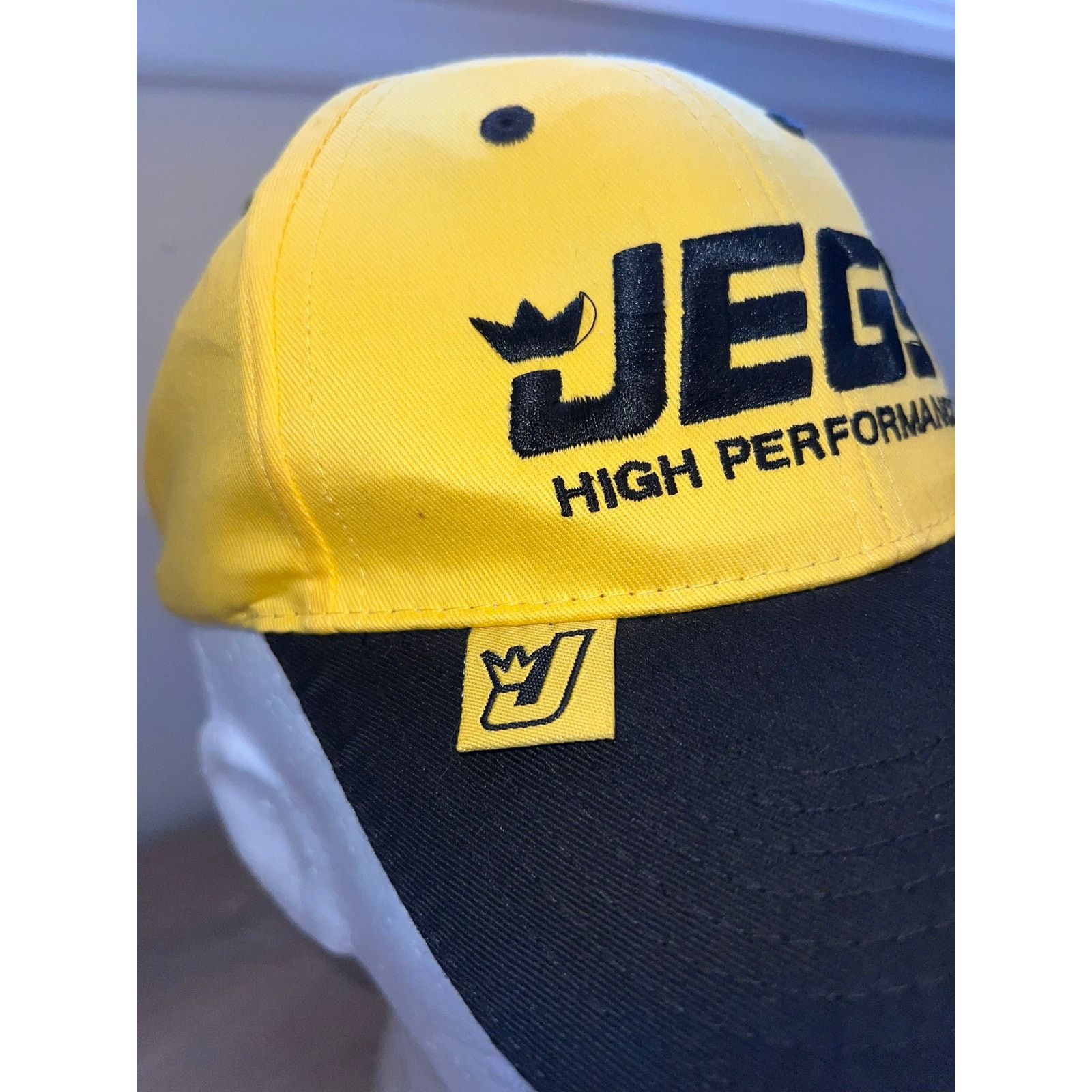 Vintage Vintage Jegs Hat High performance Cap Headwear Yellow OS Size ONE SIZE - 3 Thumbnail
