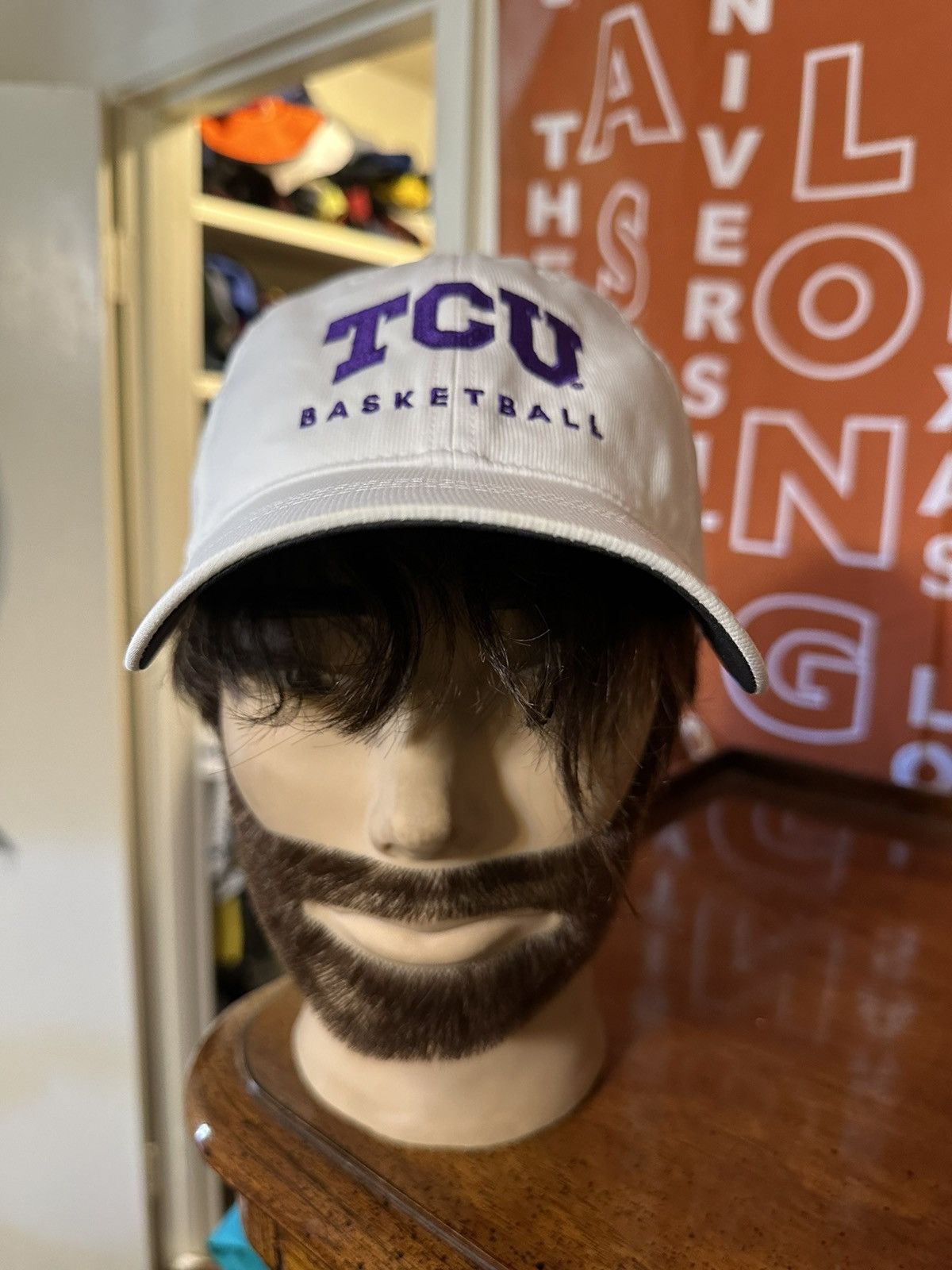 Nike × Vintage Vintage Nike NCAA TCU Horned frogs “basketball” hat 00s Size ONE SIZE - 1 Thumbnail