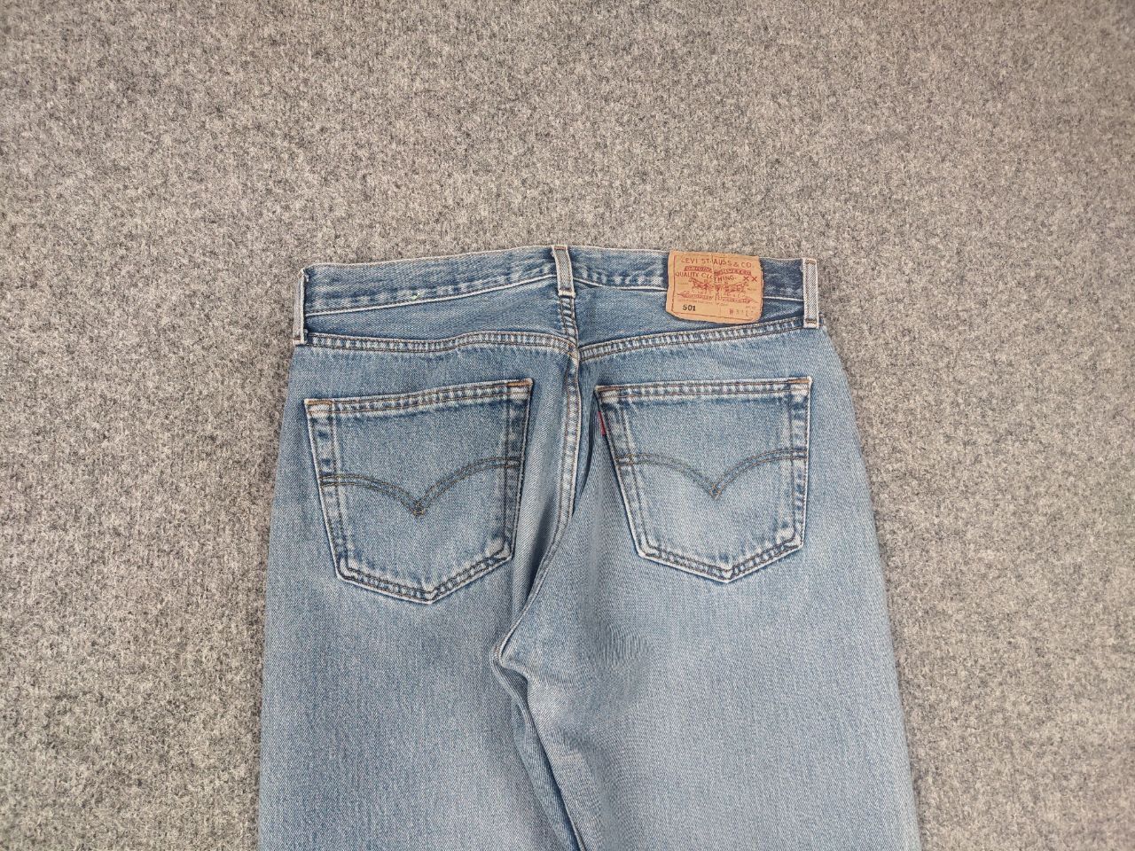 Levi's Vintage 90's Levi’s 501 Sashiko Logo Jeans Japan watanabe Size US 33 - 8 Thumbnail
