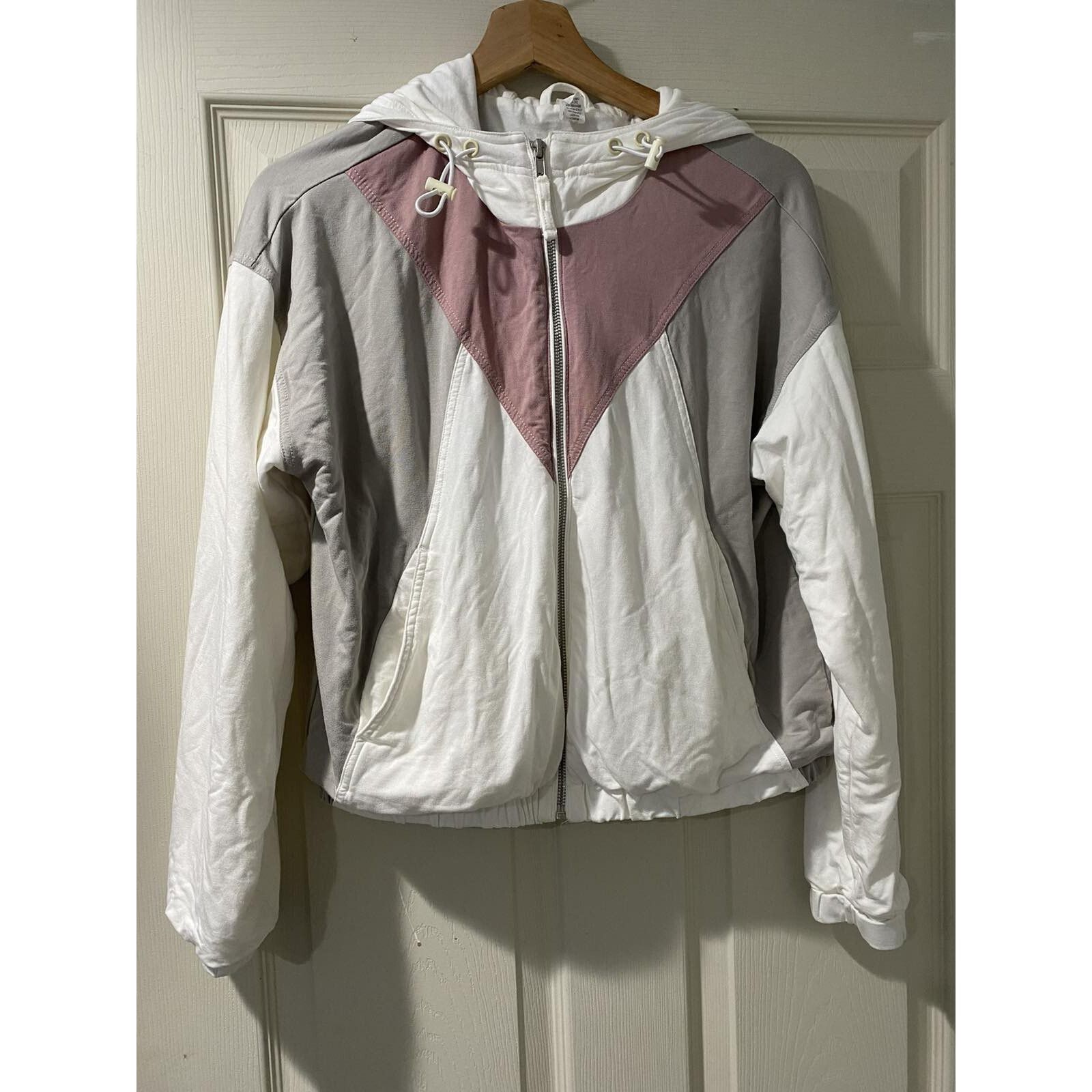 & Other Stories Zyia Active Women's Large Jacket White Gray Pink S A001795 Size S / US 4 / IT 40 - 6 Thumbnail