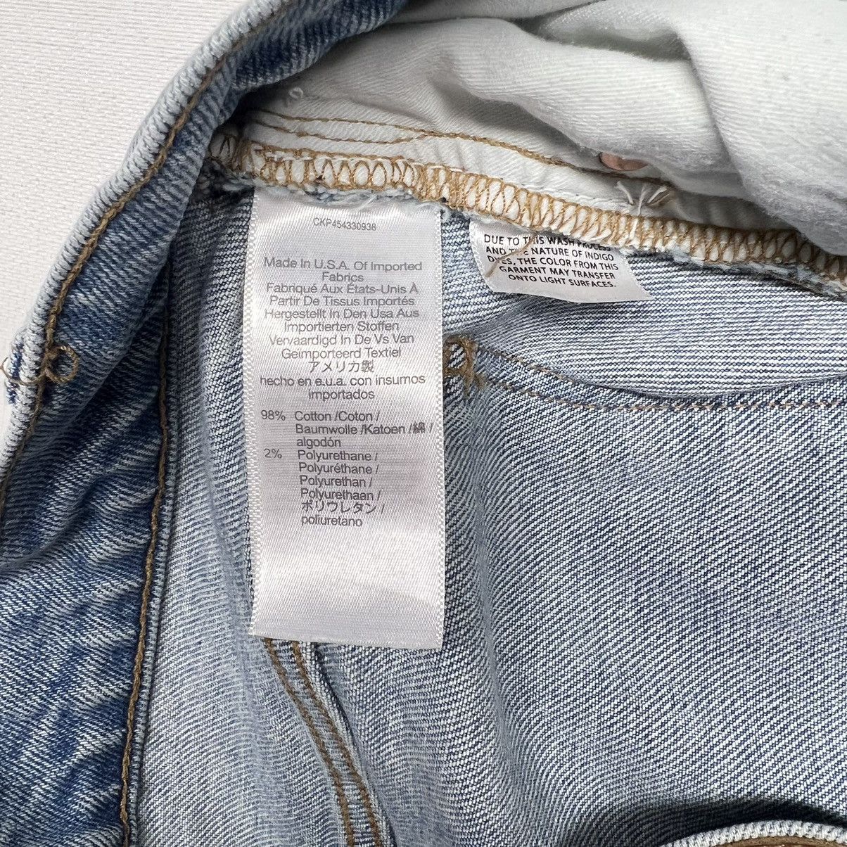 Madewell Rivet & Thread Jeans Blue Perfect Vintage Ryserson Denim Size 28" / US 6 / IT 42 - 8 Thumbnail
