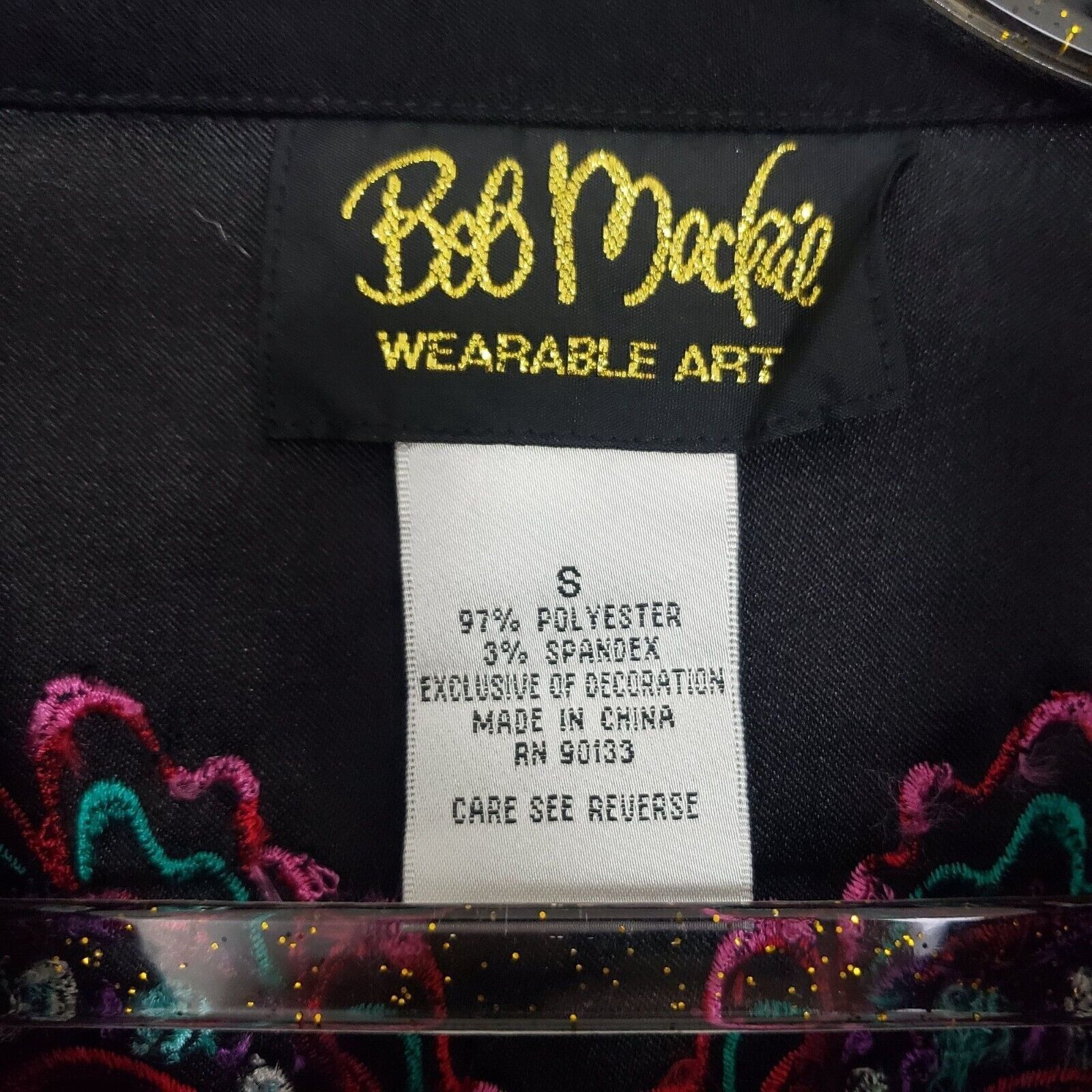 Bob Mackie Bob Mackie Wearable Art Embroidered Shirt Womens Size Small Size S / US 4 / IT 40 - 5 Thumbnail