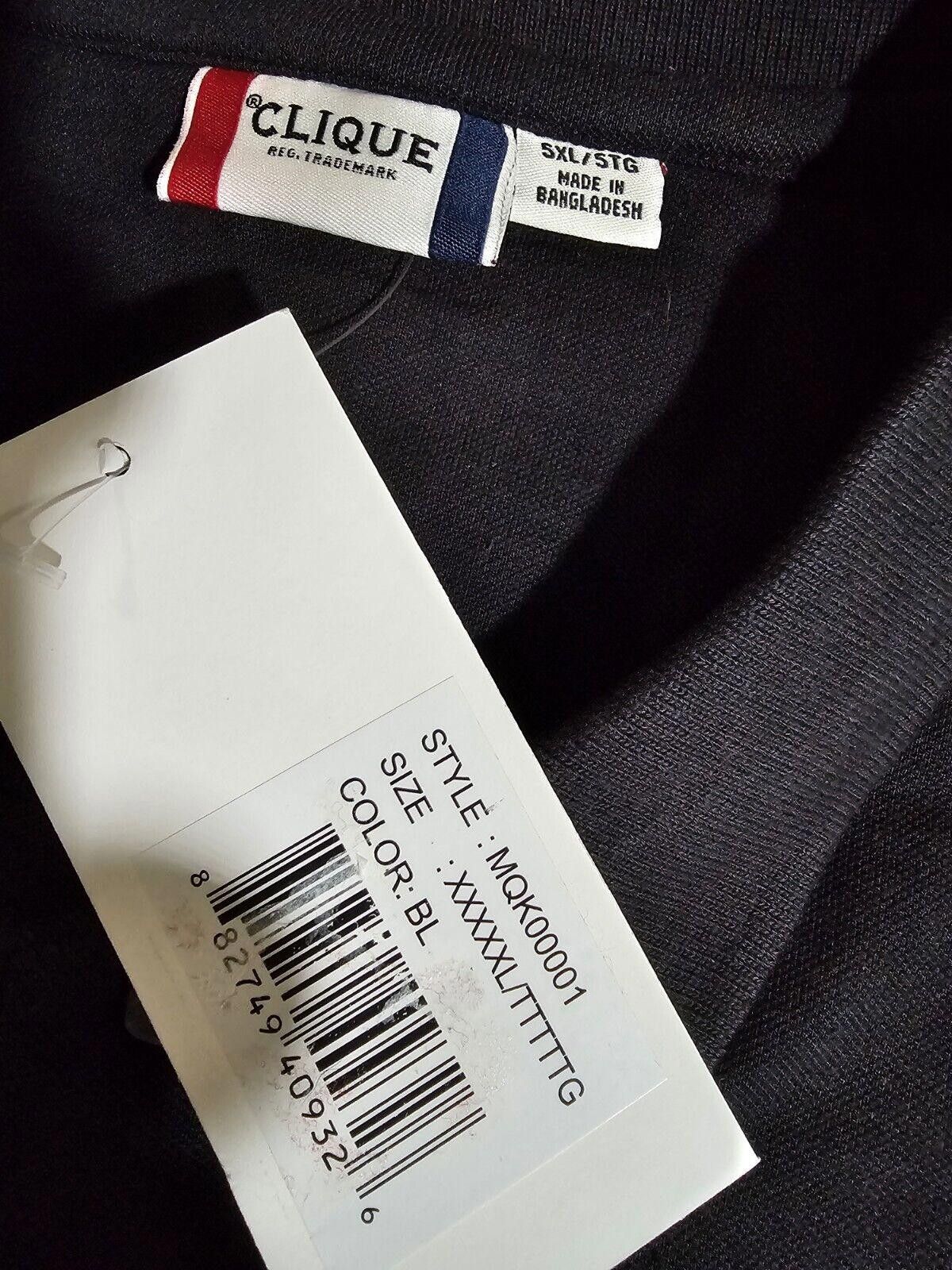Clique clique polo shirt NWT 5xl XXXXXL Black Size US XXL / EU 58 / 5 - 2 Thumbnail