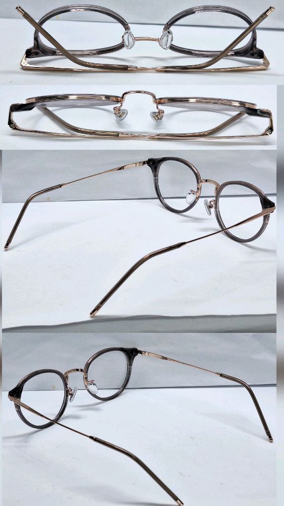 JINS JINS Classic Combi URF-19A-034 Boston Rose Gold & Grey Size ONE SIZE - 2 Thumbnail