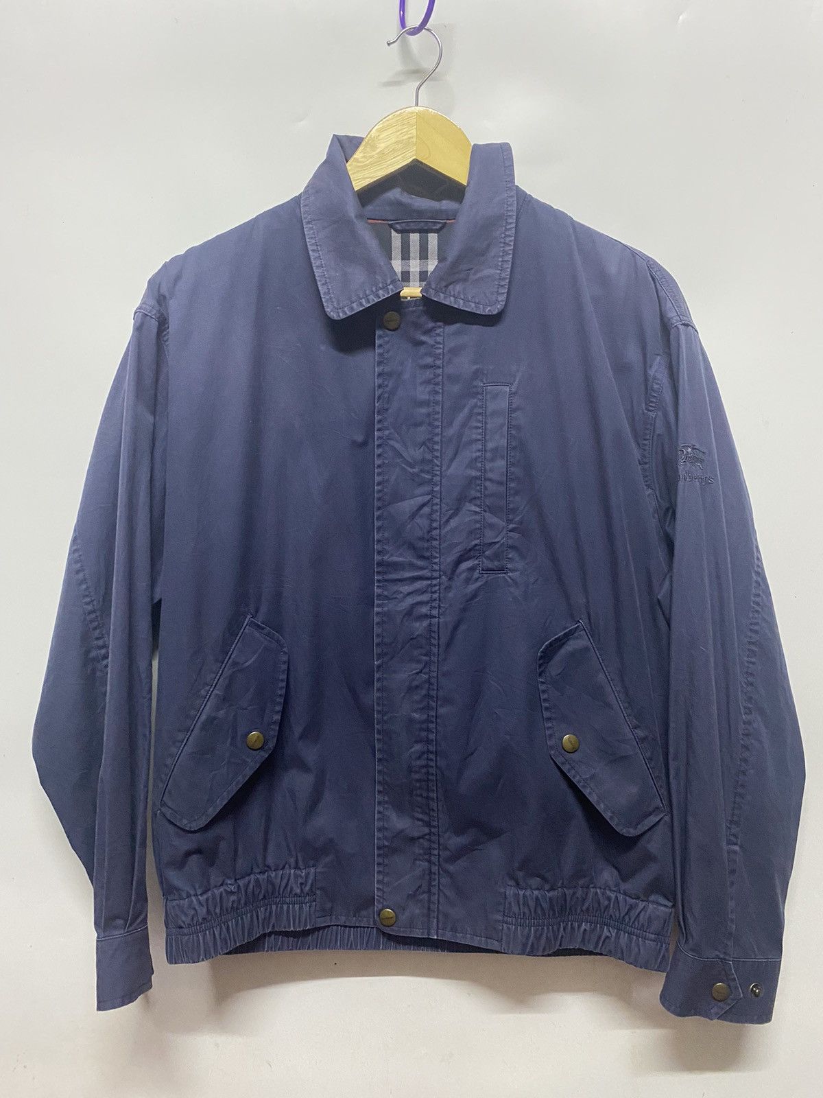 Burberry Vintage Burberry Full Zip Light Jacket Size US M / EU 48-50 / 2 - 1 Thumbnail