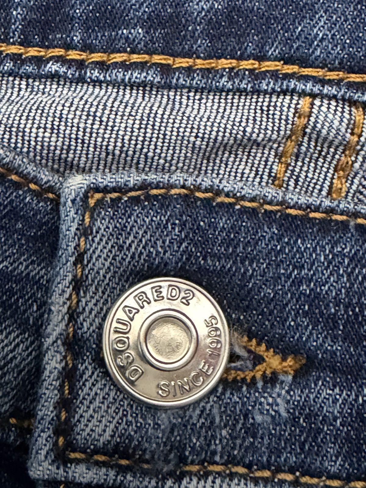 Dsquared2 DSQUARED2 Cool Guy Blue Distressed Paint Splash Jeans IT 44 Size US 29 - 11 Thumbnail