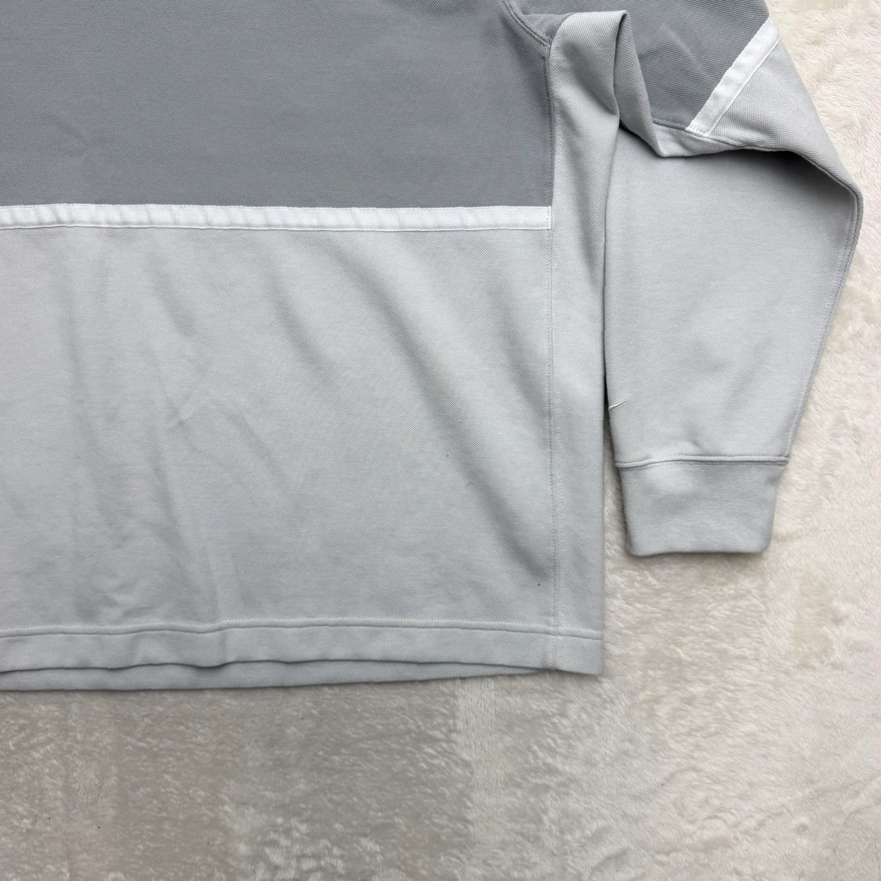 Nike Nike Dri-FIT Henley Shirt Mens 2XL Gray Colorblock Rugby Athletic Preppy Heavy Shirt Size US XXL / EU 58 / 5 - 4 Thumbnail
