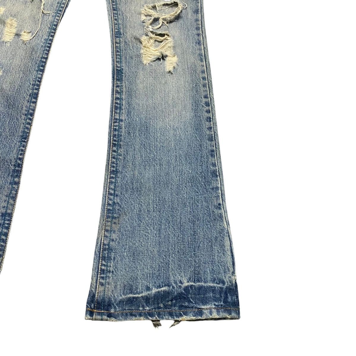 Le Grande Bleu (L.G.B.) Midas Machiavel Hole Distressed Denim Flare Jeans Size US 29 - 9 Thumbnail