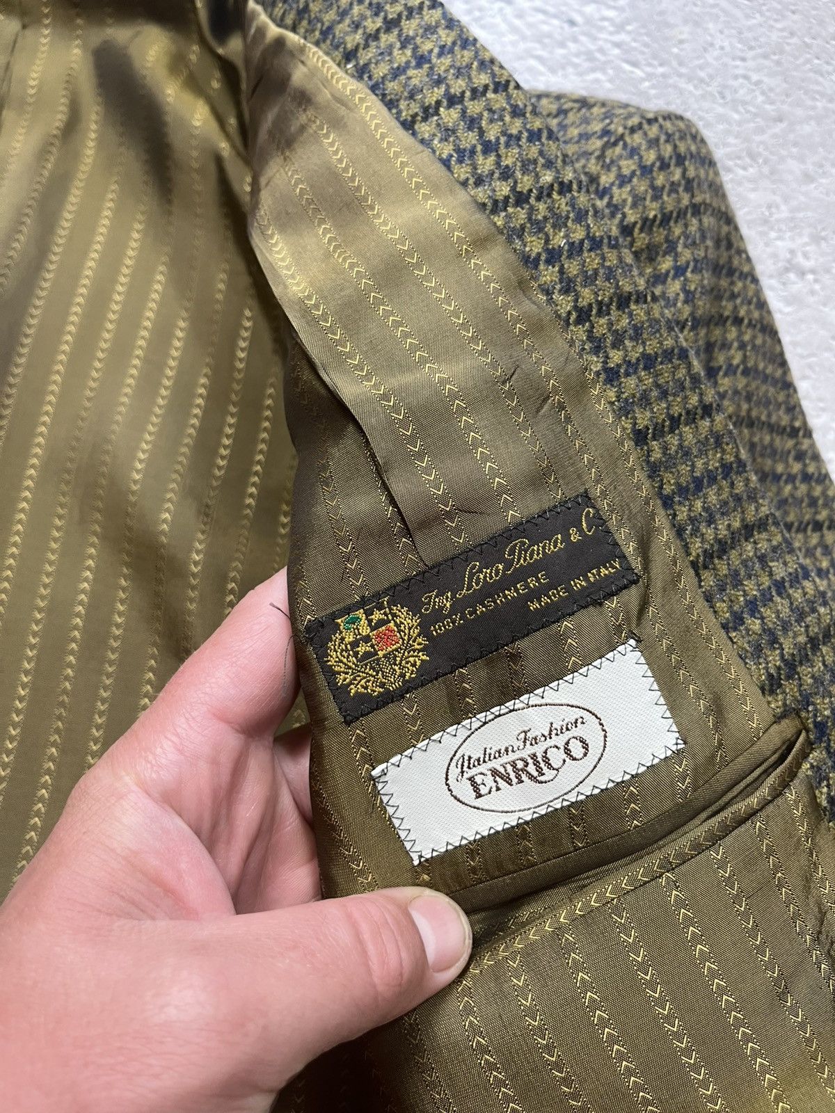 Loro Piana Hilton Loro Piana Blazer 100% Cashmere Italy Check 48 Size US M / EU 48-50 / 2 - 7 Thumbnail
