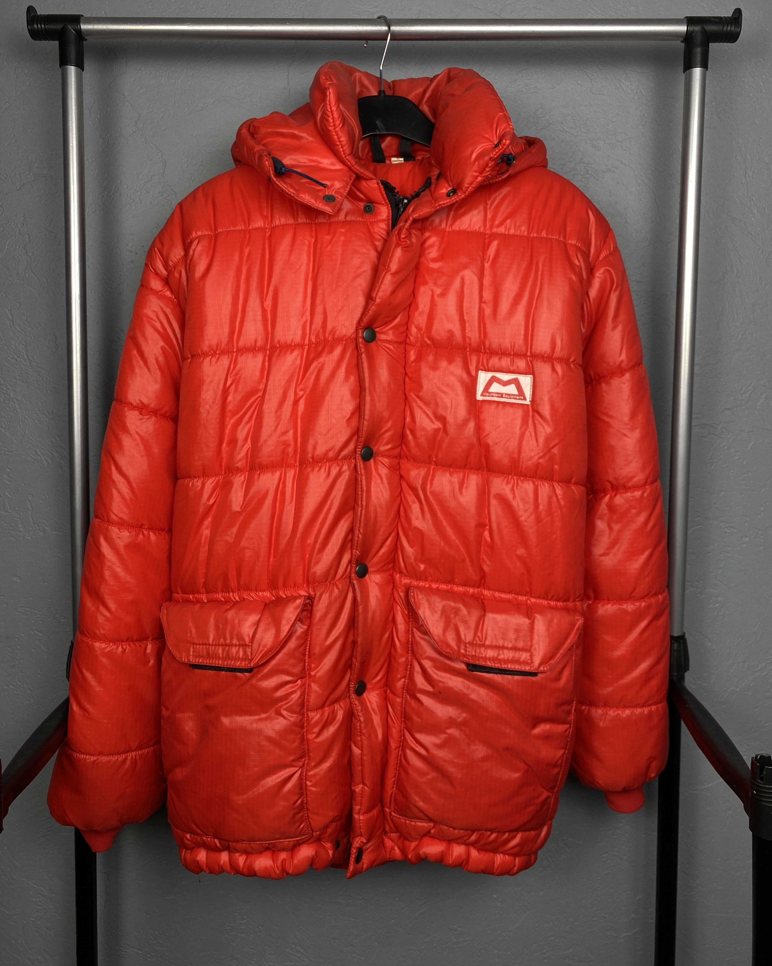 image of Mountain Equipment Cerro Torre 90's Vintage Puffer Jacket in Red, Men's (Size Large)