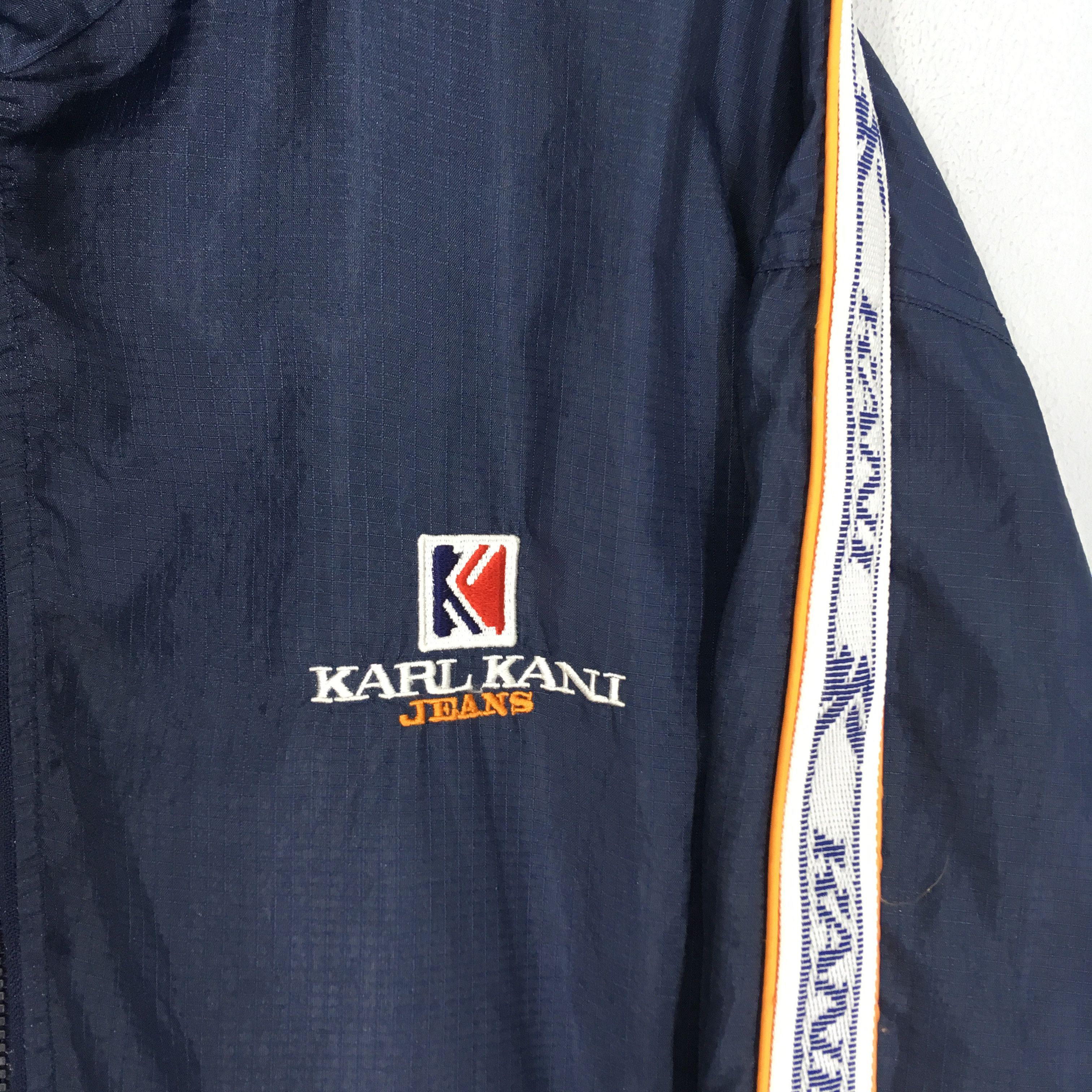 Karl Kani Vintage Karl Kani Jeans Streetwear Big Logo Light Jacket Size US XL / EU 56 / 4 - 5 Thumbnail