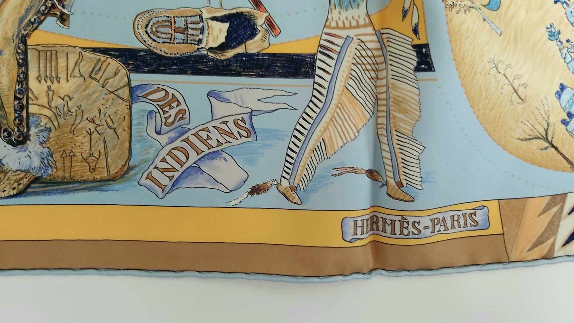 Hermes Hermes silk scaf "Les Danses des Indiens" Size ONE SIZE - 5 Thumbnail
