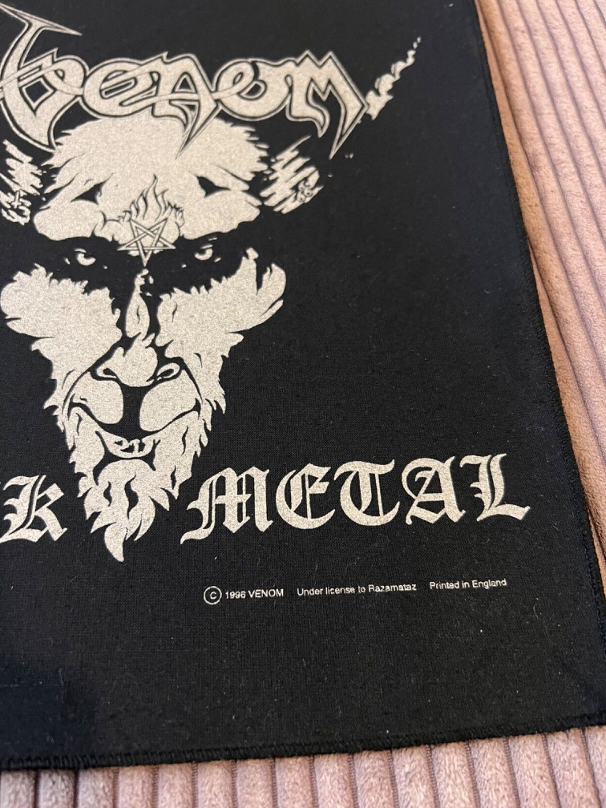 Band Tees Vintage 1996 Venom Black Metal Big Back Patch Size ONE SIZE - 2 Thumbnail