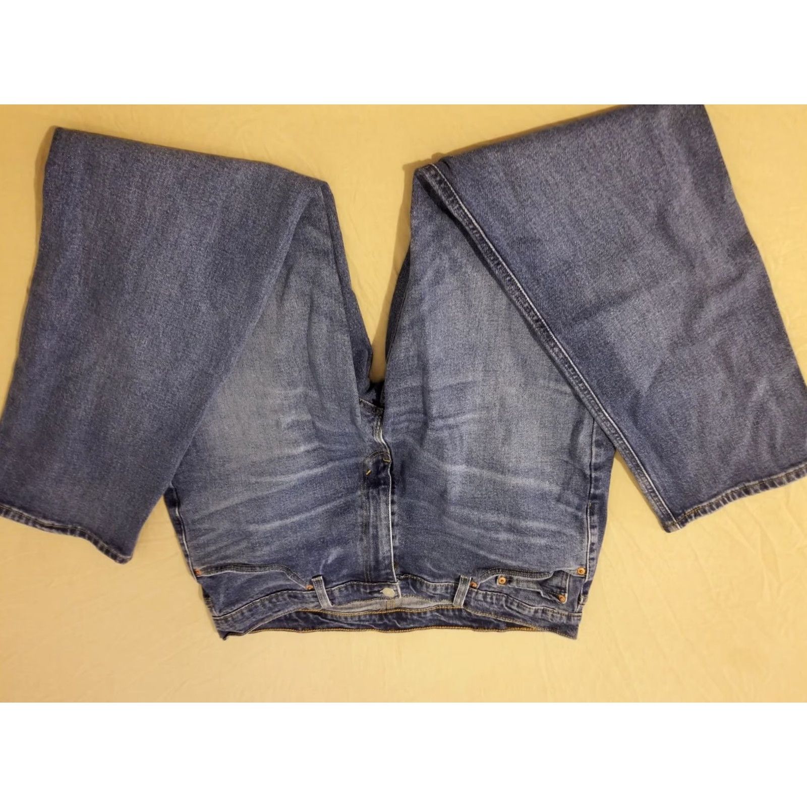 Levi's VINTAGE Levis 541 Jeans 38x34 Athletic Straight Denim Mens Jeans Blue 541 Levi's 38x34 Mens Size US 38 / EU 54 - 5 Thumbnail