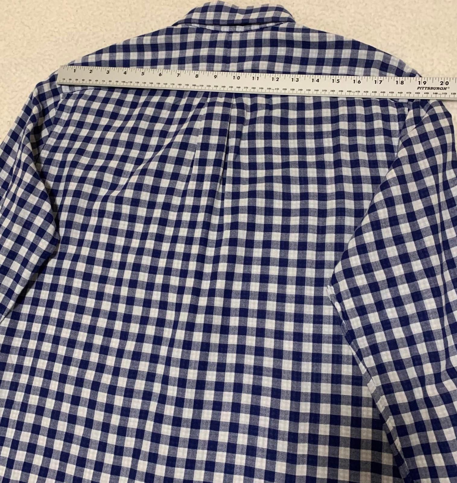 Polo Ralph Lauren Ralph Lauren Men's L Blue White Checkered Shirt Size US L / EU 52-54 / 3 - 10 Thumbnail