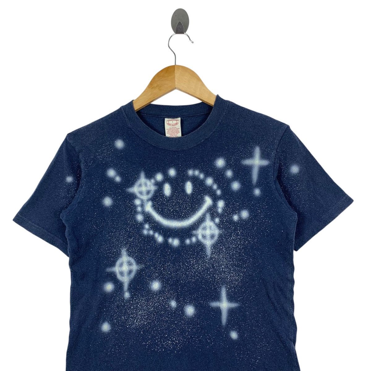 Japanese Brand MUCHACHA Happy Clothes Smiley Face Japanese Brand Shirt Size XS / US 0-2 / IT 36-38 - 2 Thumbnail