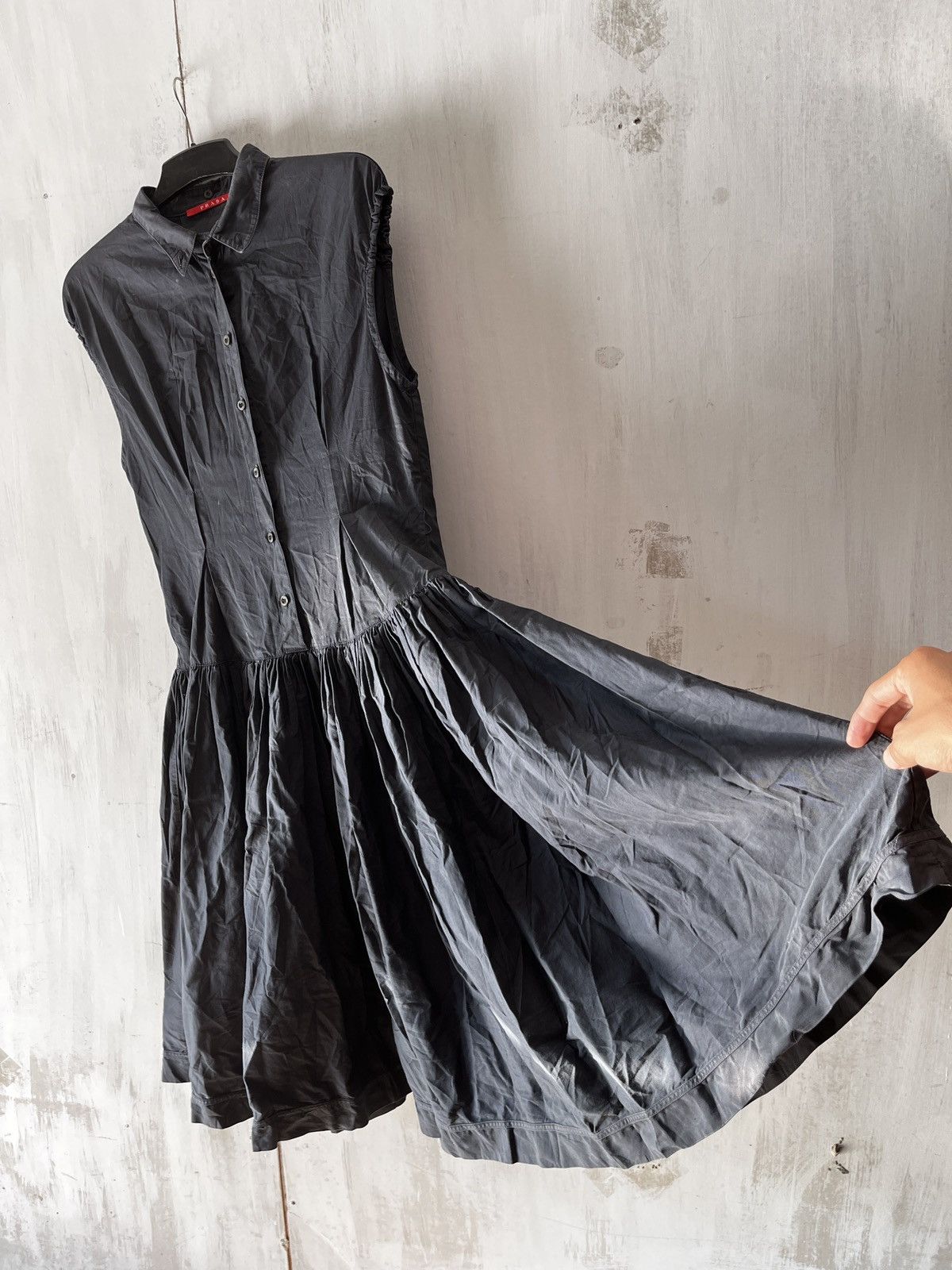 Prada Very Rare PRADA Black Dress 90s Size S / US 4 / IT 40 - 2 Thumbnail