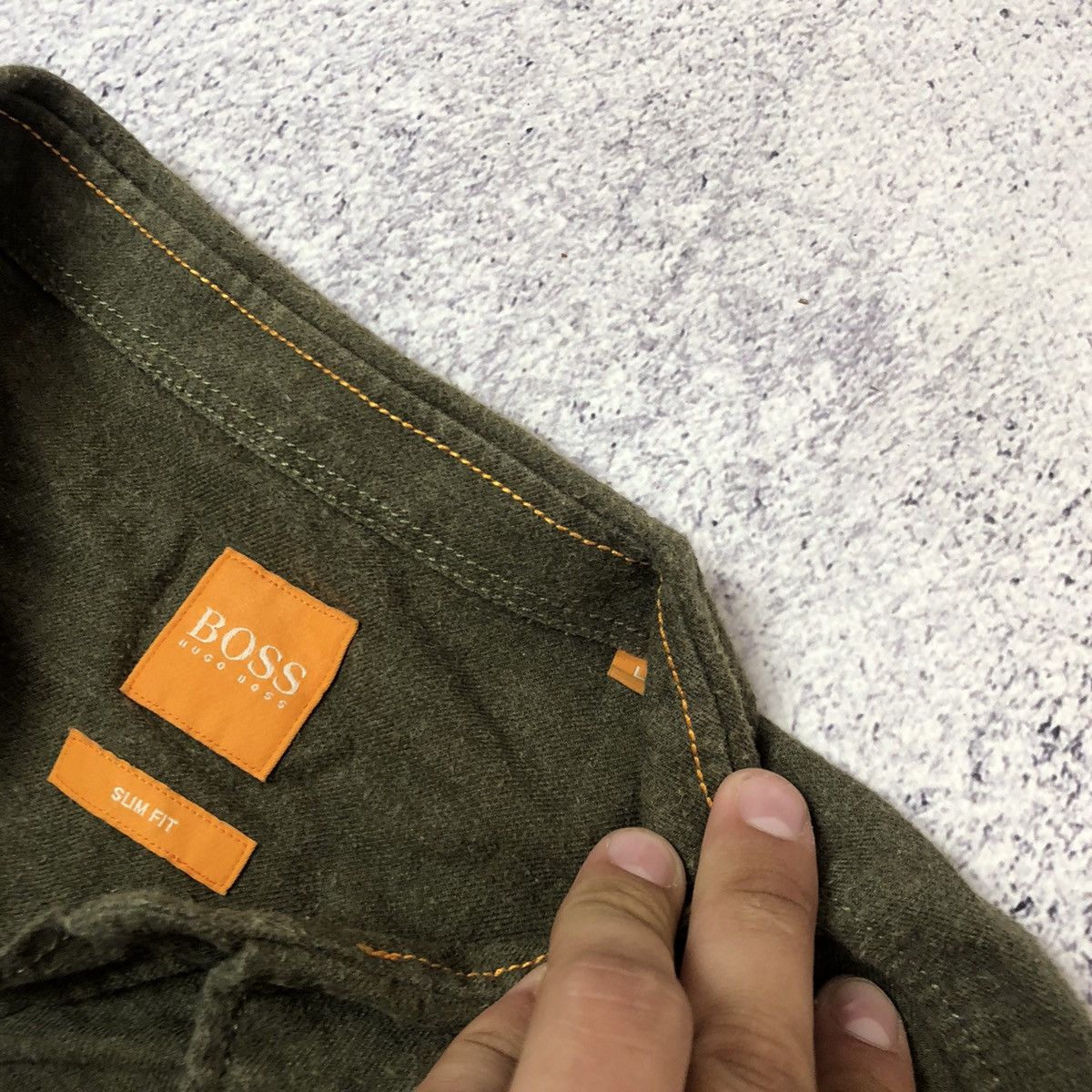Hugo Boss × Vintage Hogo boss men’s shirt size L y2k casual ykk Size US L / EU 52-54 / 3 - 6 Thumbnail