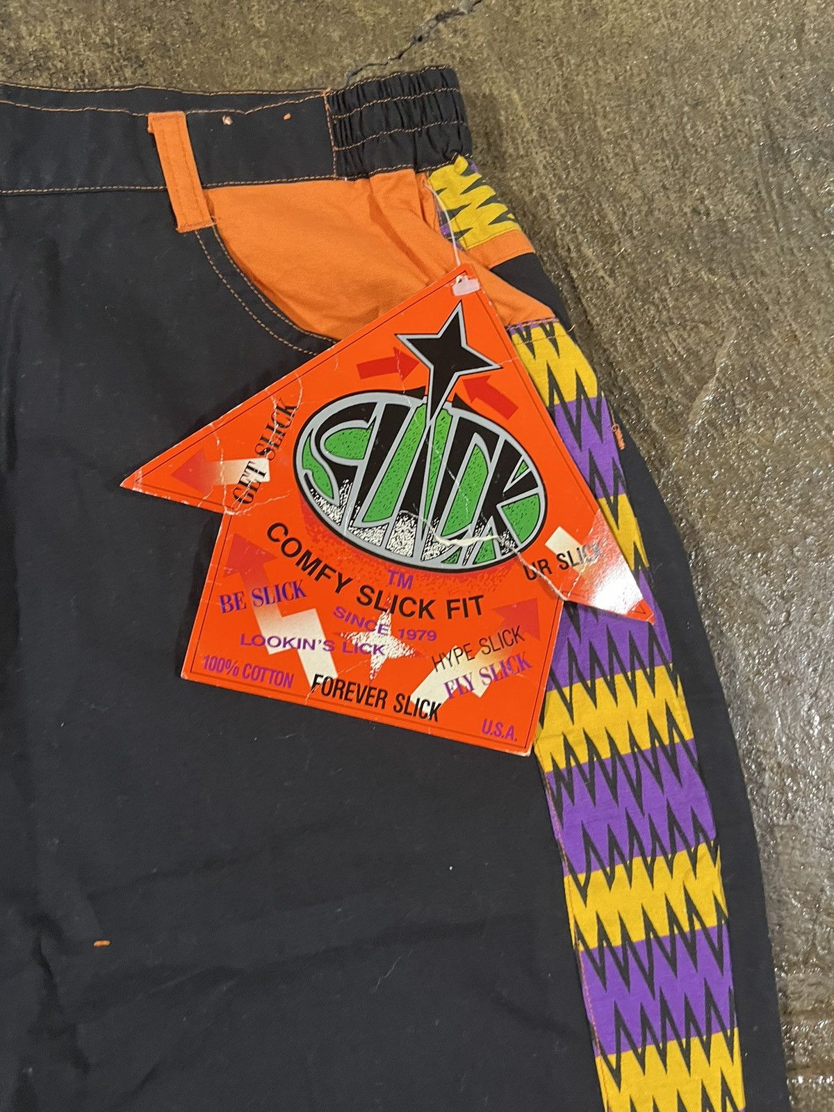 Cross Colours × Vintage Crazy Vintage 90s Slick Brand Hip-Hop Style Baggy Shorts Size US 32 / EU 48 - 6 Thumbnail