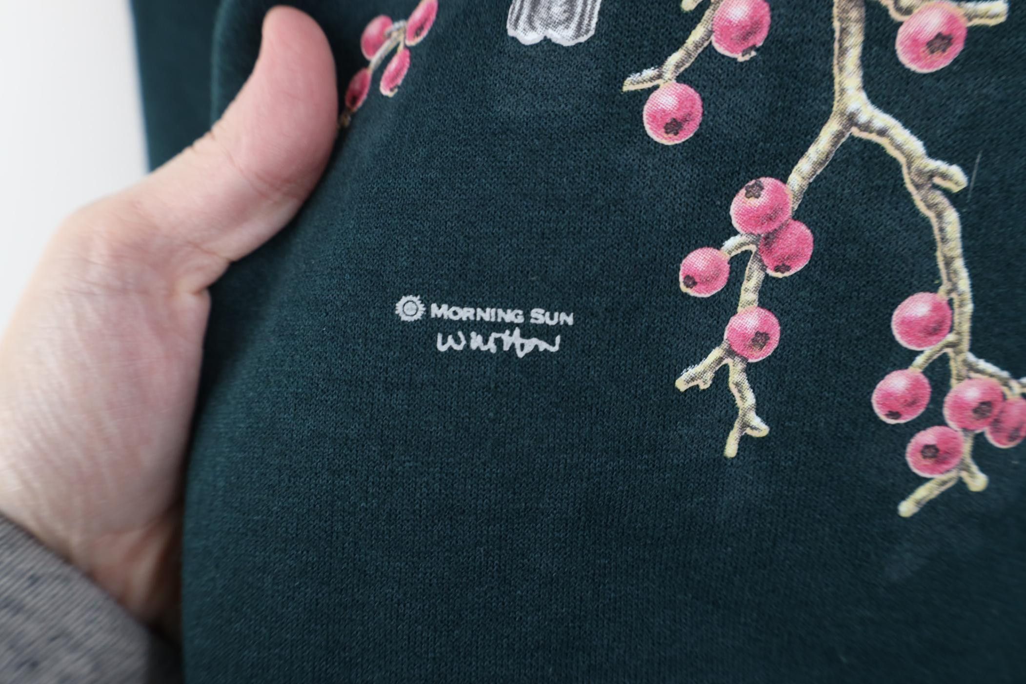 Vintage Vintage 90s Streetwear Nature Bird Layered Sweatshirt Green Size XL / US 12-14 / IT 48-50 - 5 Thumbnail