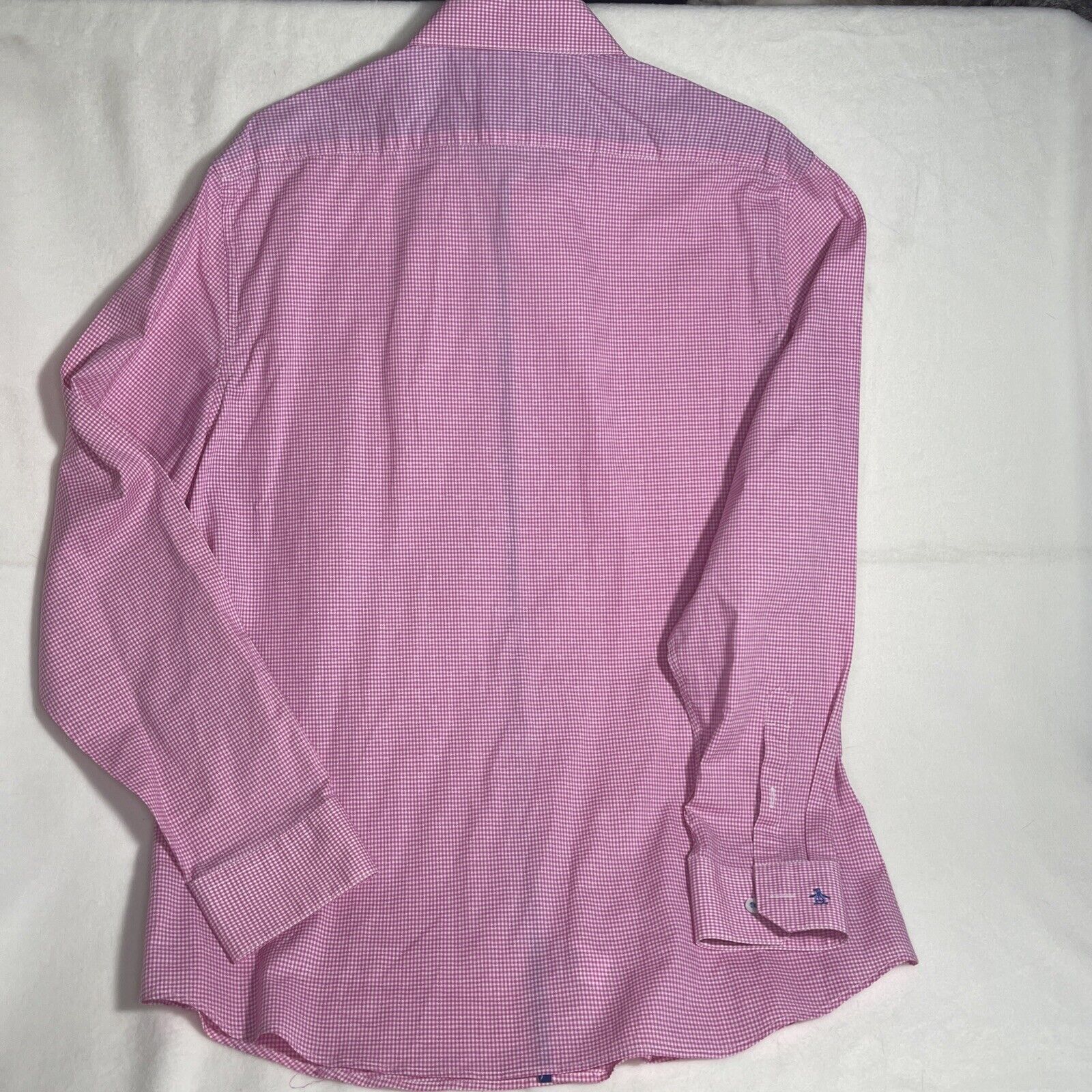 Original Penguin Penguin Slim Fit Men's Blue/Grey Button Down Long Sleeve LG Size US L / EU 52-54 / 3 - 5 Thumbnail