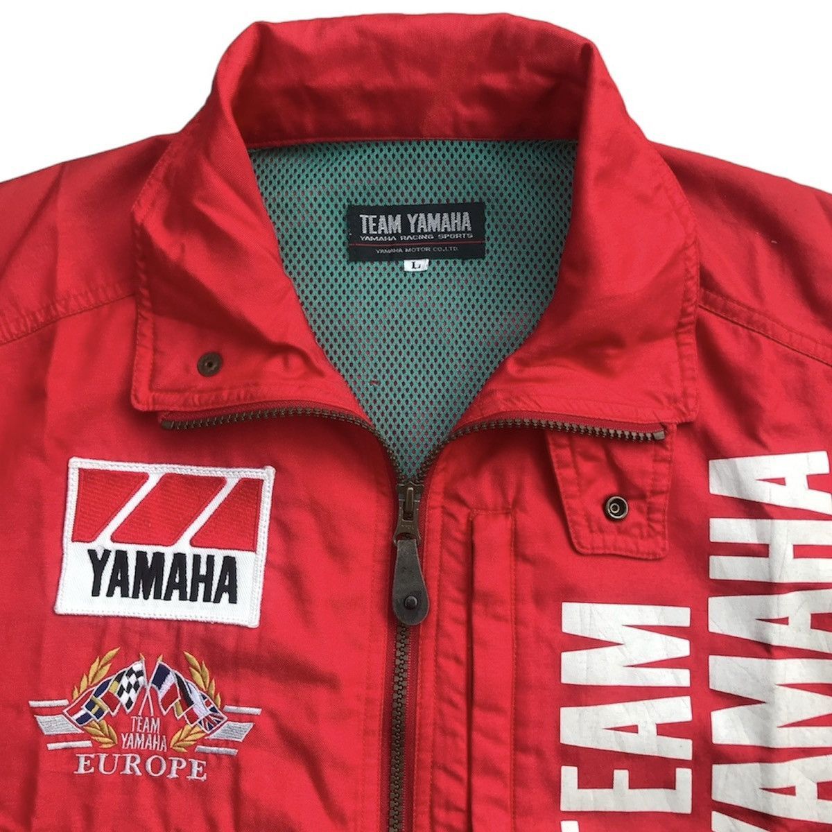Yamaha Vintage Yamaha Team Europe Racing Jacket Size US L / EU 52-54 / 3 - 3 Thumbnail