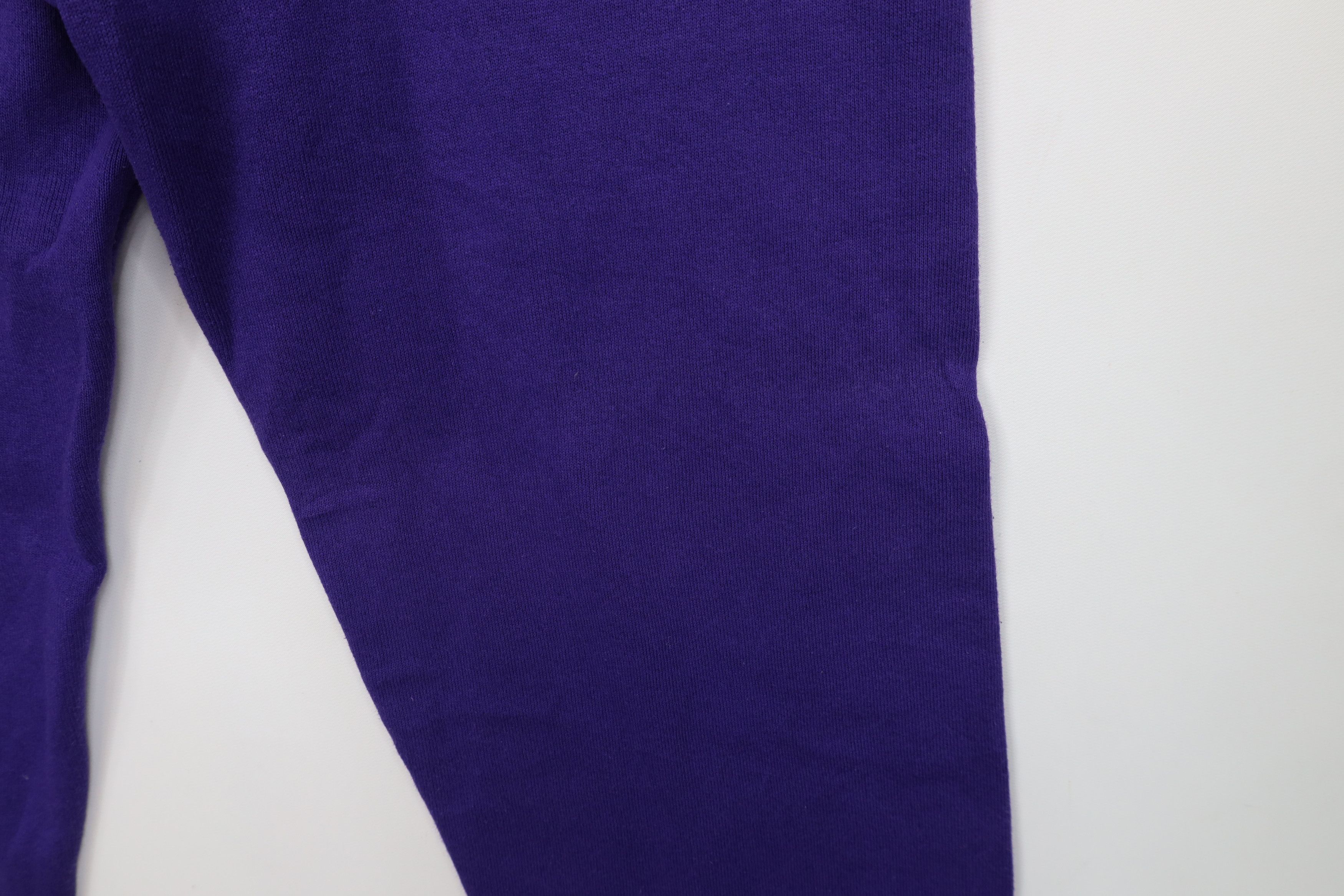Vintage Vintage 90s Streetwear Blank Tapered Leg Sweatpants Purple Size 24" / US 00 / IT 34 - 13 Thumbnail