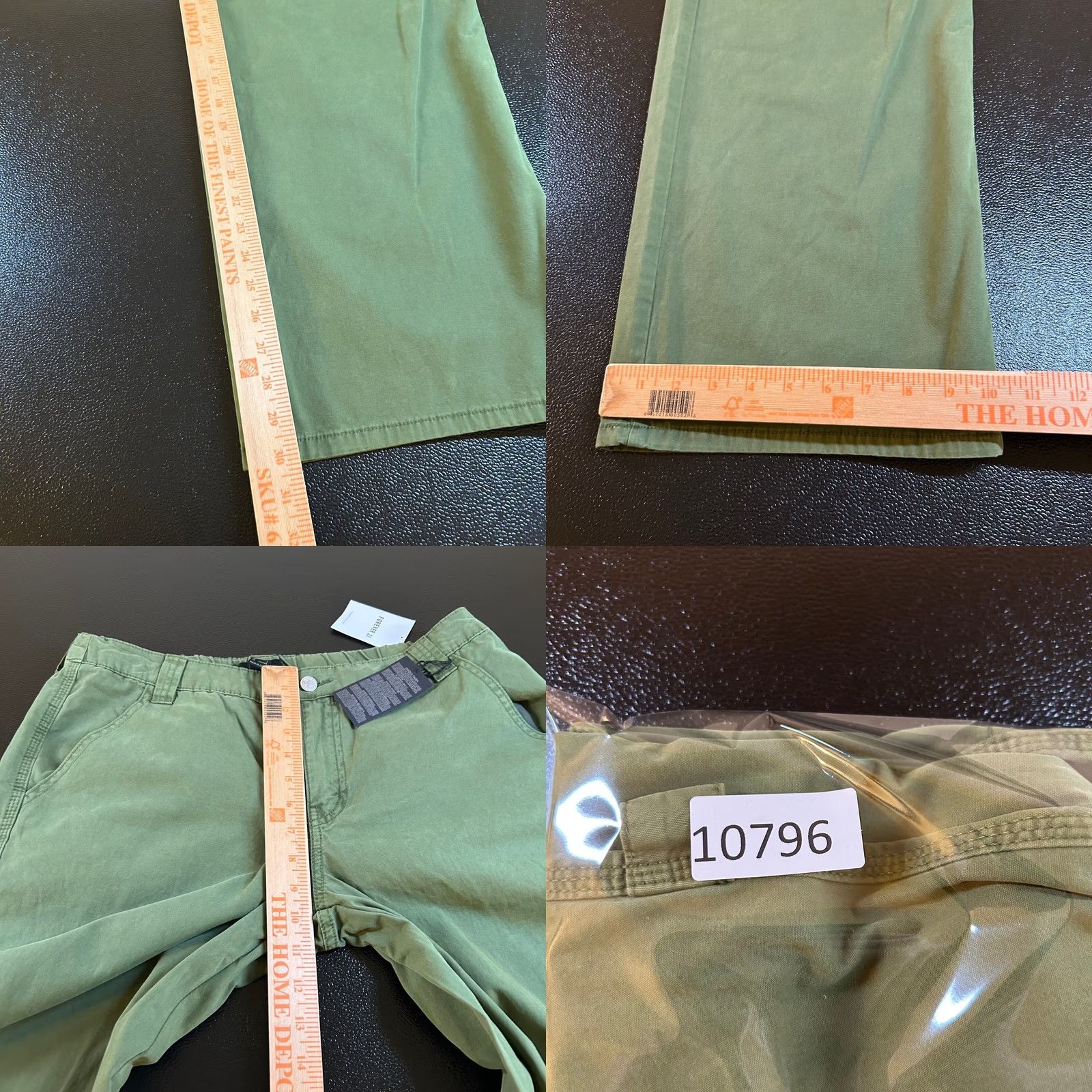 Forever 21 Forever 21 Carpenter Pants Green Wide Leg Womens 34x30" NWT Casual Workwear Twill Pockets Size 36" / US 14 / IT 50 - 8 Thumbnail