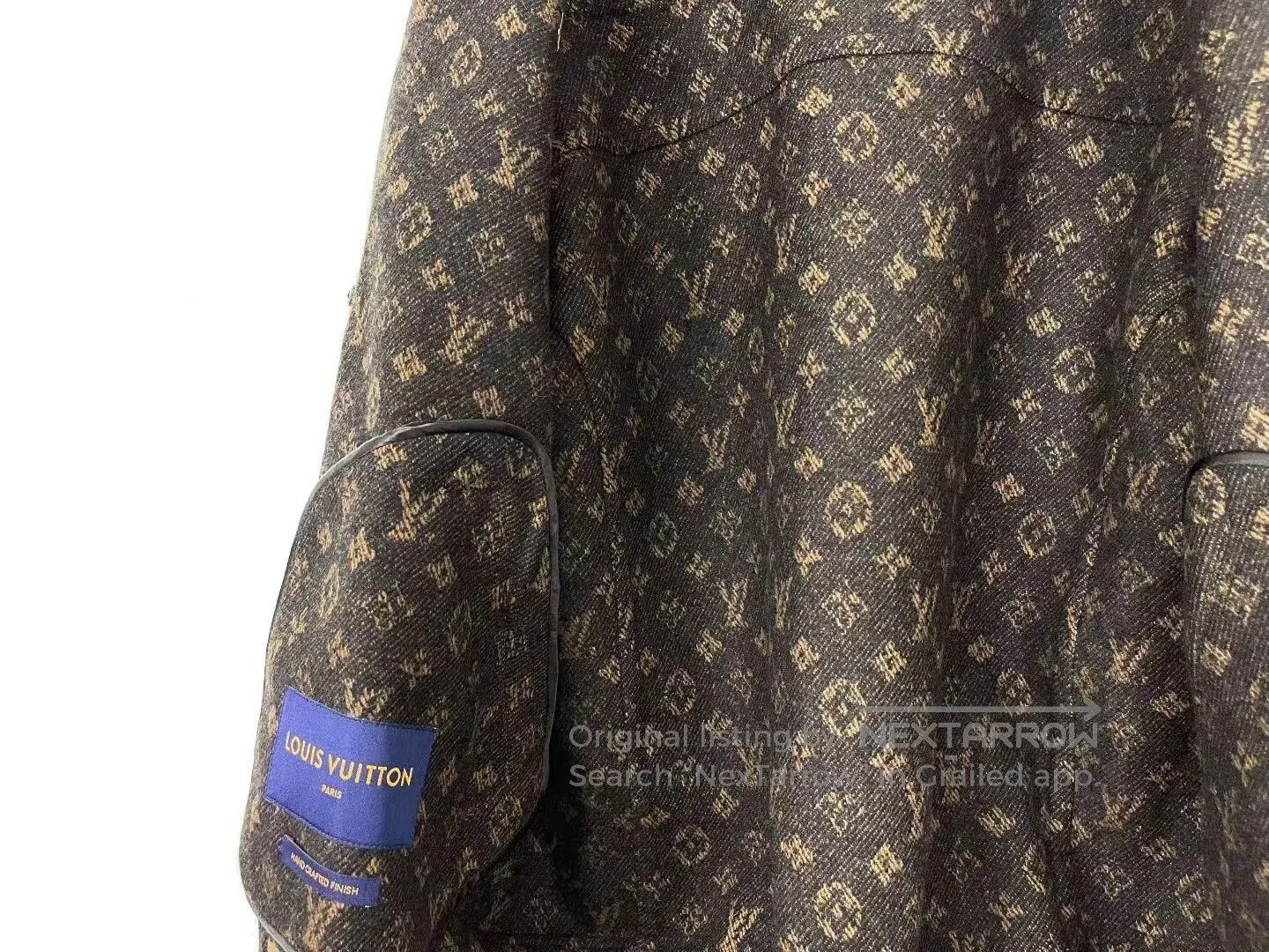 Louis Vuitton louis vuitton brown monogram cashmere jacket. Size US L / EU 52-54 / 3 - 3 Thumbnail