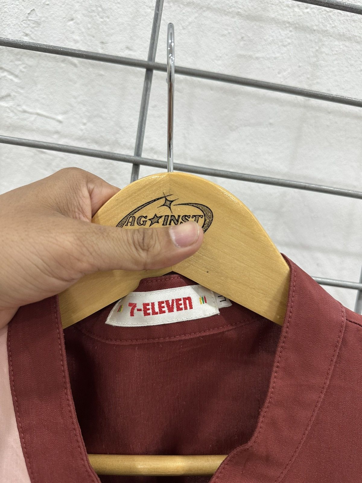 Vintage 7 Eleven 7-11 Uniform Zipper 3 Pocket Work Shirt Size US XL / EU 56 / 4 - 8 Thumbnail