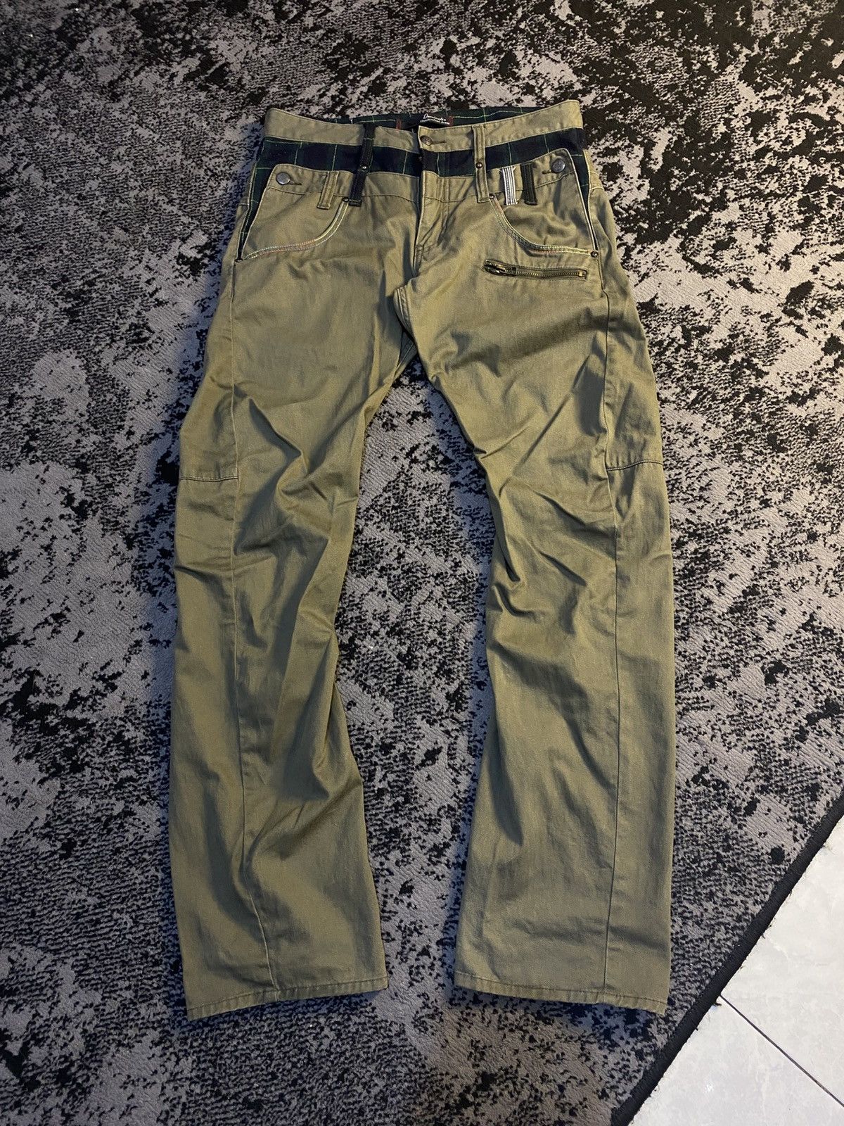 PPFM 2000s Double Waist Dominate Japan Ifsix Vkei Pants Y2k🔥 Size US 32 / EU 48 - 3 Thumbnail