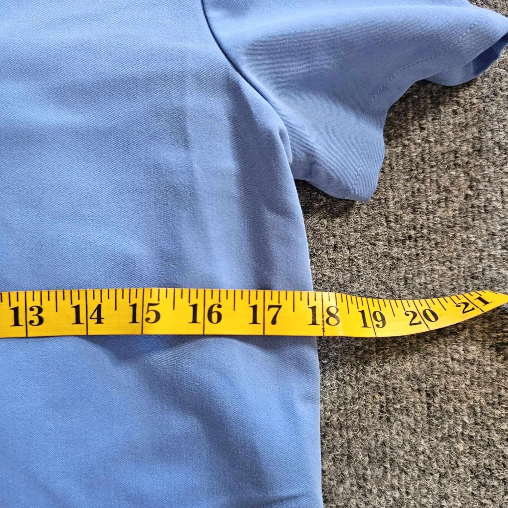 Vintage FIGS Top Shirt Womens XS Blue Casma 3 Pockets Short Sleeve Technical Comfort Size XS / US 0-2 / IT 36-38 - 6 Thumbnail