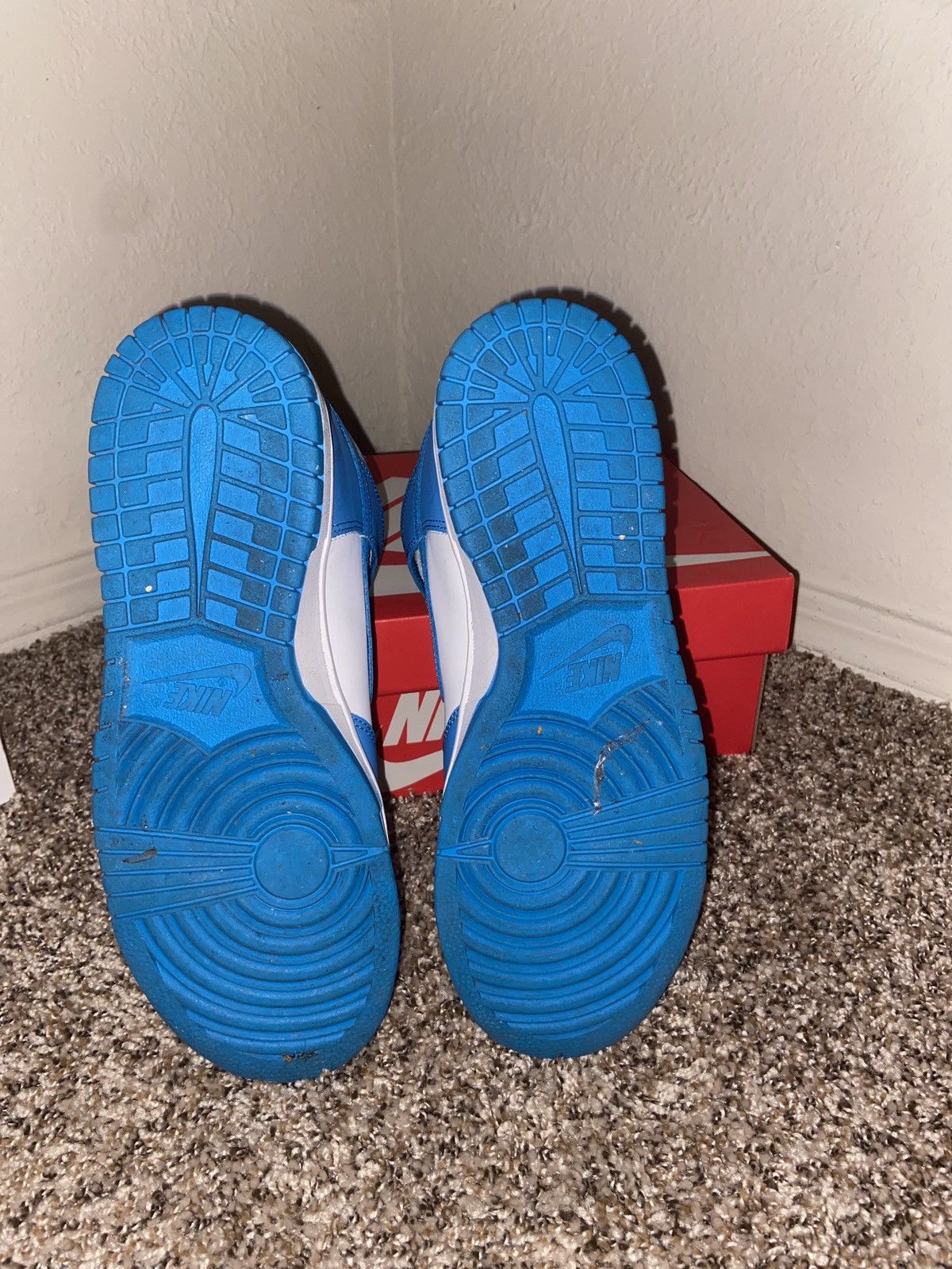 Nike Nike Dunk High Retro Laser Blue Size US 9.5 / EU 42-43 - 6 Thumbnail