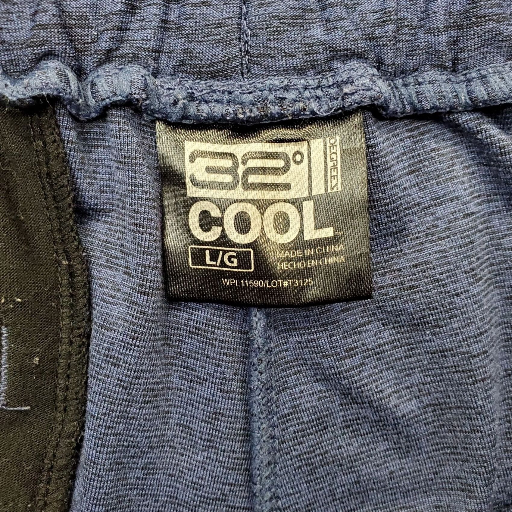 Vintage 32 Degrees Mens L Athletic Shorts Multi Pockets Drawstring Waist Size US 33 - 6 Thumbnail