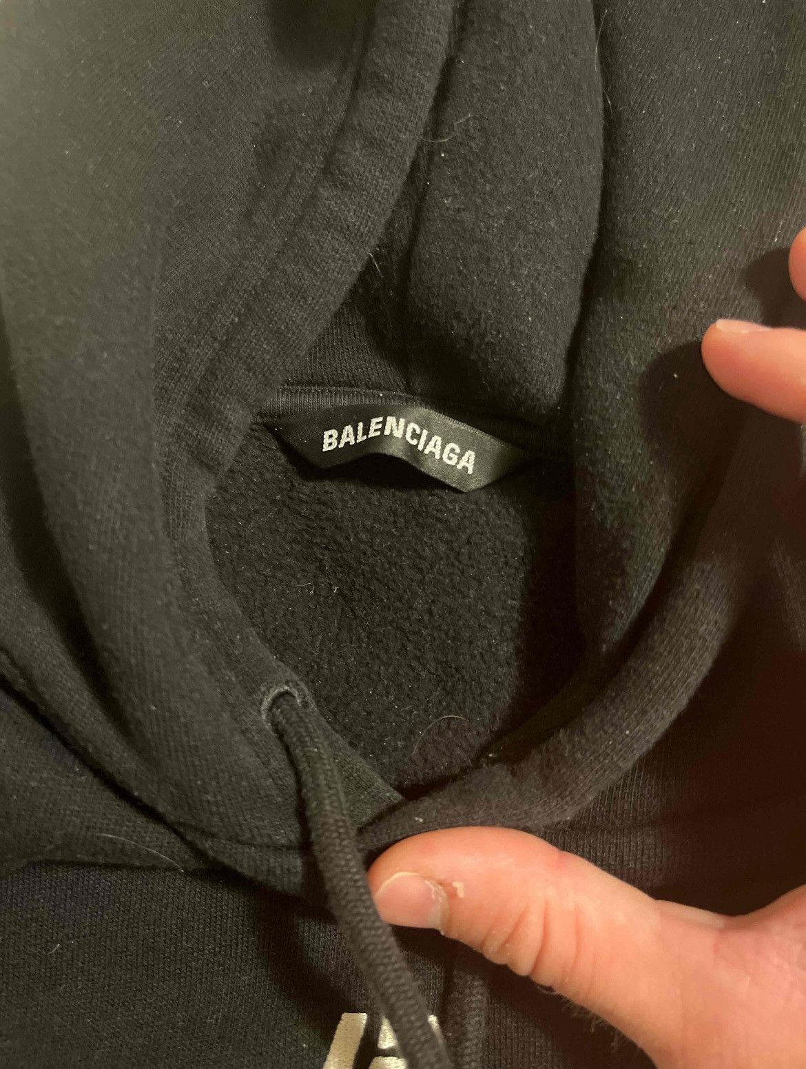 Balenciaga Balenicaga embroidered logo hoodie Size US L / EU 52-54 / 3 - 7 Thumbnail
