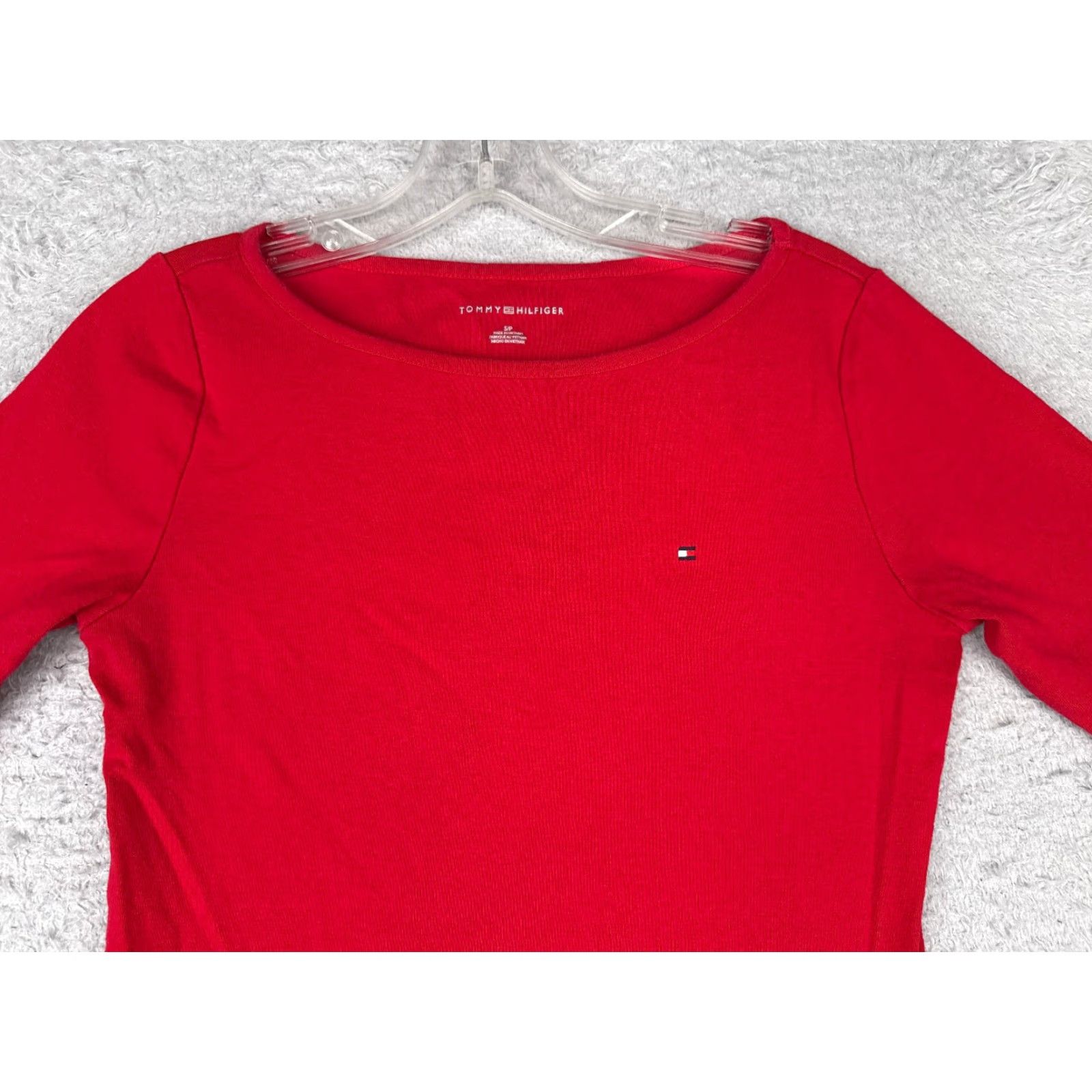 Ralph Lauren Lauren Ralph Lauren Shirt Women Small Red Cotton Jersey Casual Short Sleeve Sports Size S / US 4 / IT 40 - 4 Thumbnail