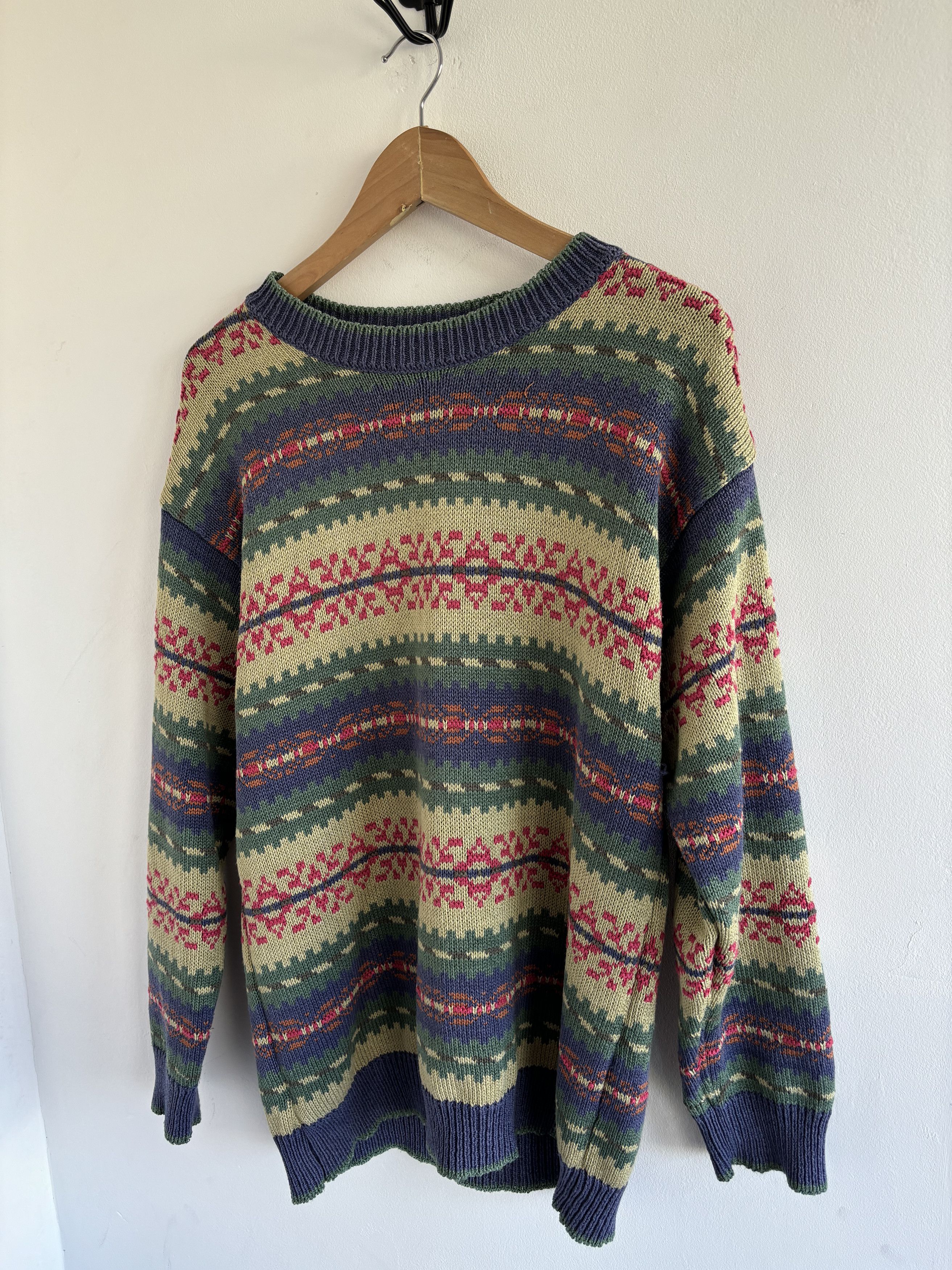 Vintage Vintage Knitted Sweater Pattern Size US M / EU 48-50 / 2 - 3 Thumbnail