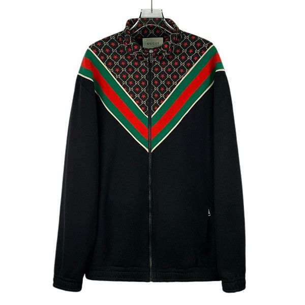 Gucci Gucci GG Star Print Zip Up Jacket Size M Size US M / EU 48-50 / 2 - 1 Thumbnail