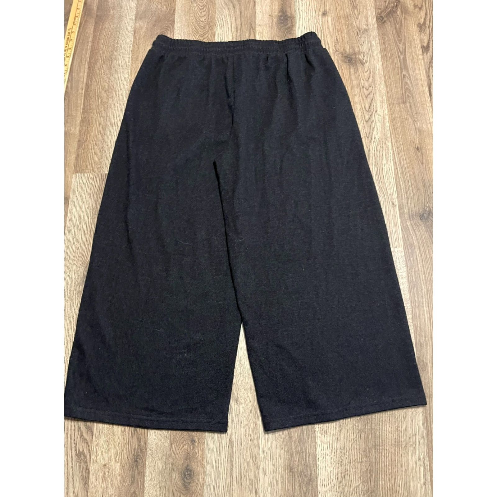 Vintage **Time And Tru Women's Black Sweatpants Size Large Drawstring** Time And Tru Women's Black Sweatpants Size Large Drawstring Size 36" / US 14 / IT 50 - 2 Thumbnail