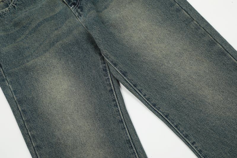 Japanese Brand Street casual solid color distressed flared casual jeans Size US 32 / EU 48 - 6 Thumbnail