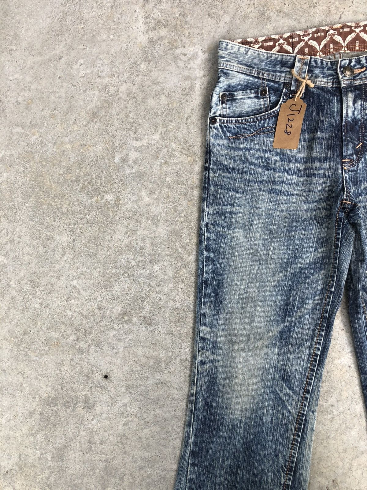 Hysteric Glamour Japanese Edwin XV Flared Jeans Distressed Denim Size US 32 / EU 48 - 4 Thumbnail