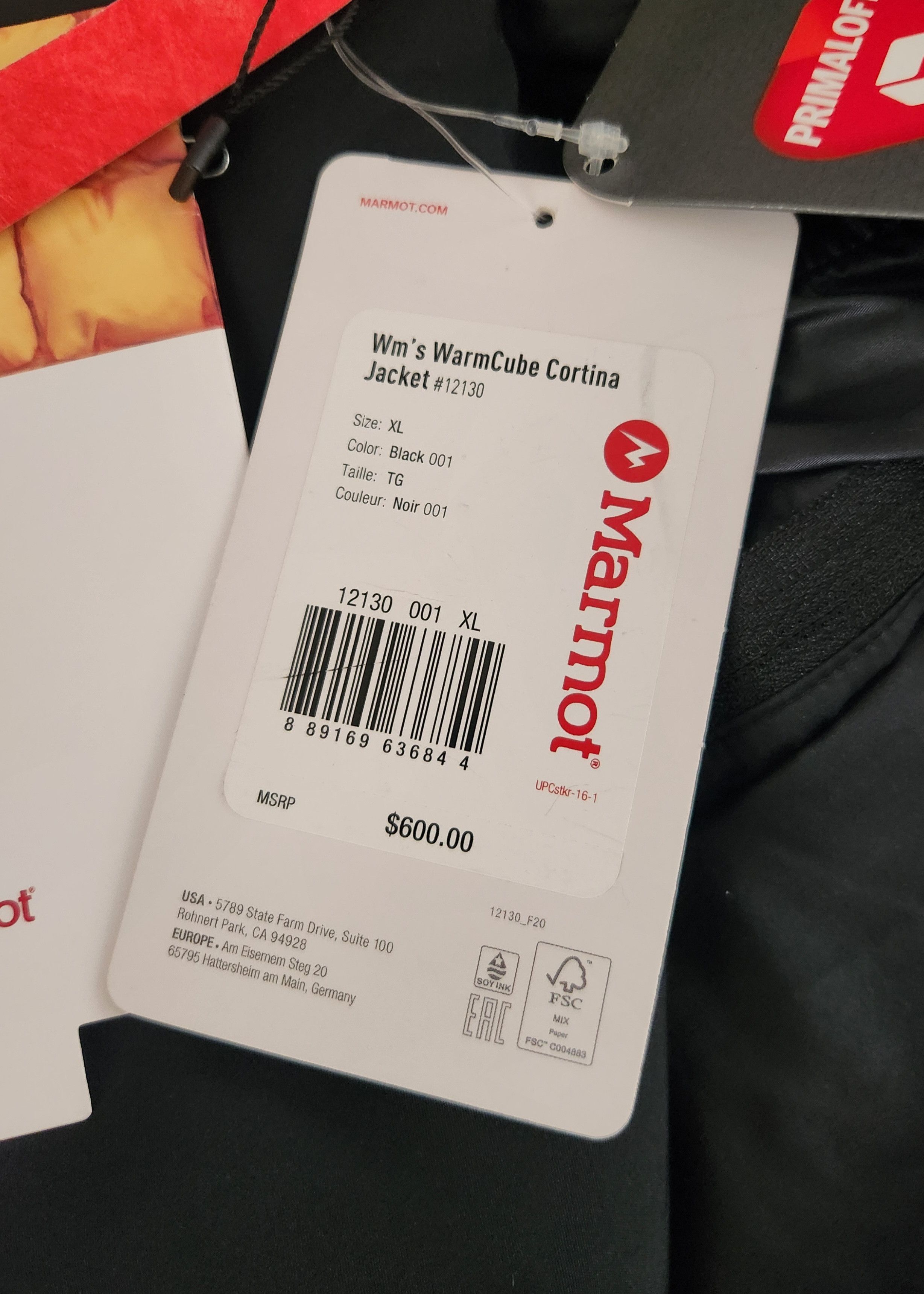 Other Marmot Cortina Hooded Warmcube Black Jacket #12130 XL $600 Size XL / US 12-14 / IT 48-50 - 15 Thumbnail