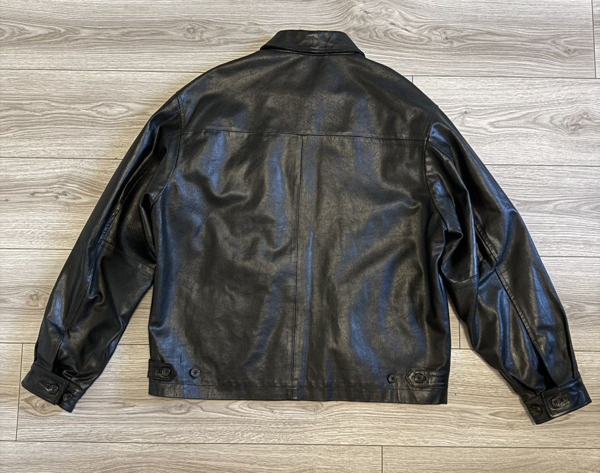 Old Navy Vintage Old Navy Leather Jacket Size US L / EU 52-54 / 3 - 2 Thumbnail