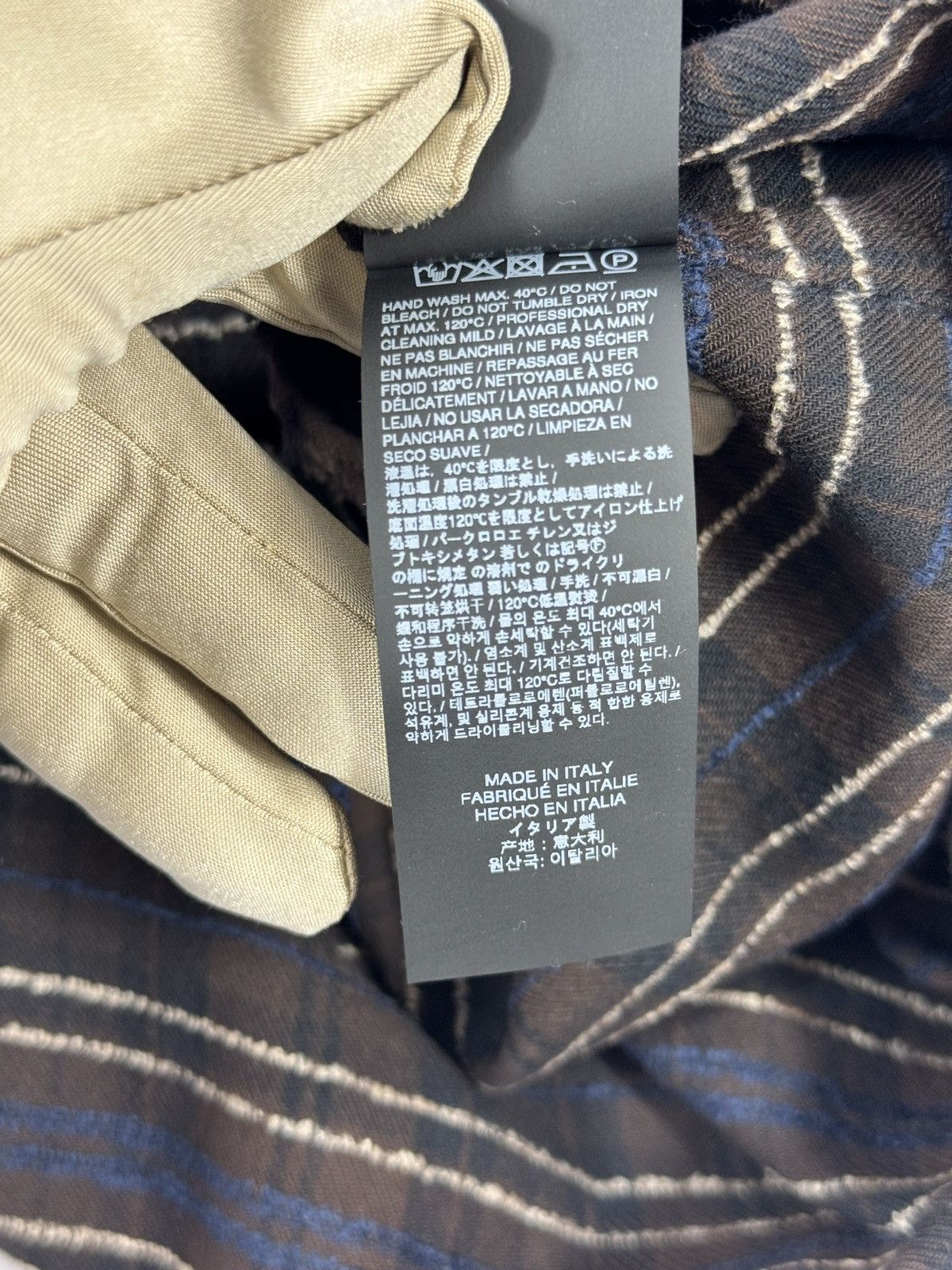 424 FLANNEL EMBROIDERED SHIRT Size US XL / EU 56 / 4 - 4 Thumbnail