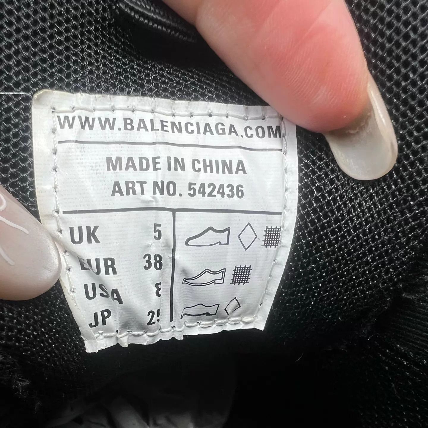 Balenciaga Balenciaga Track Black White 38 Mint Size US 7.5 / IT 37.5 - 8 Thumbnail