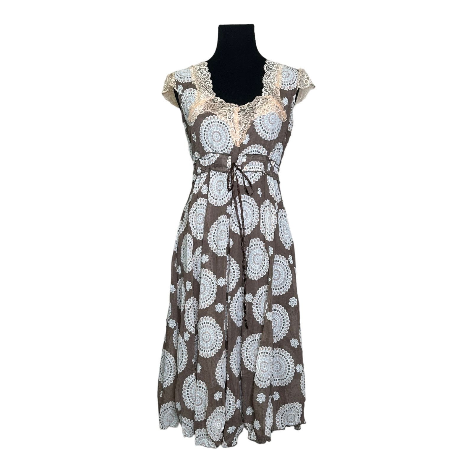 Anthropologie Anthropologie 213 by Michelle Kim floral boho dress size M Size M / US 6-8 / IT 42-44 - 11 Thumbnail