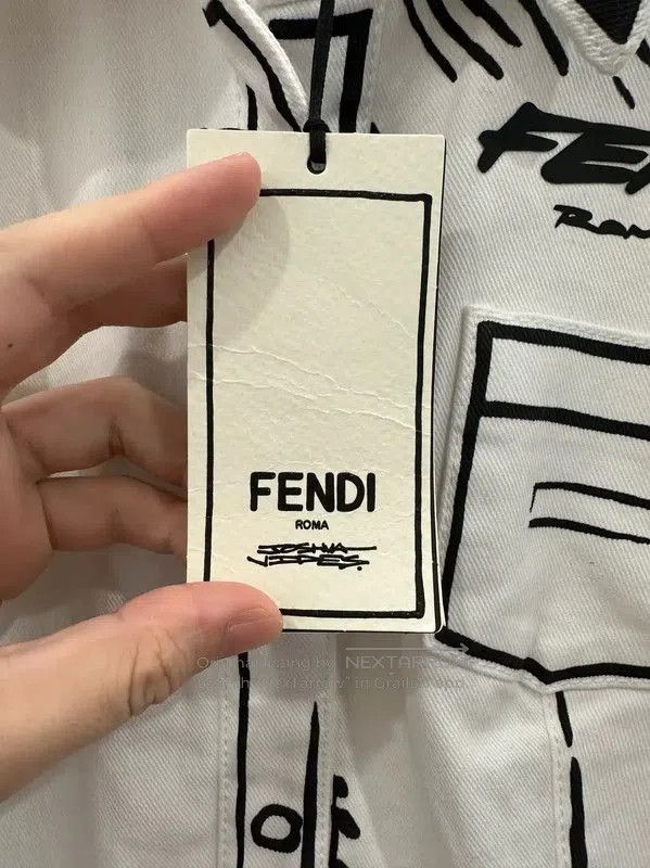 Fendi Fendi Short Sleeve Denim Dress for Women . Size S / US 4 / IT 40 - 4 Thumbnail
