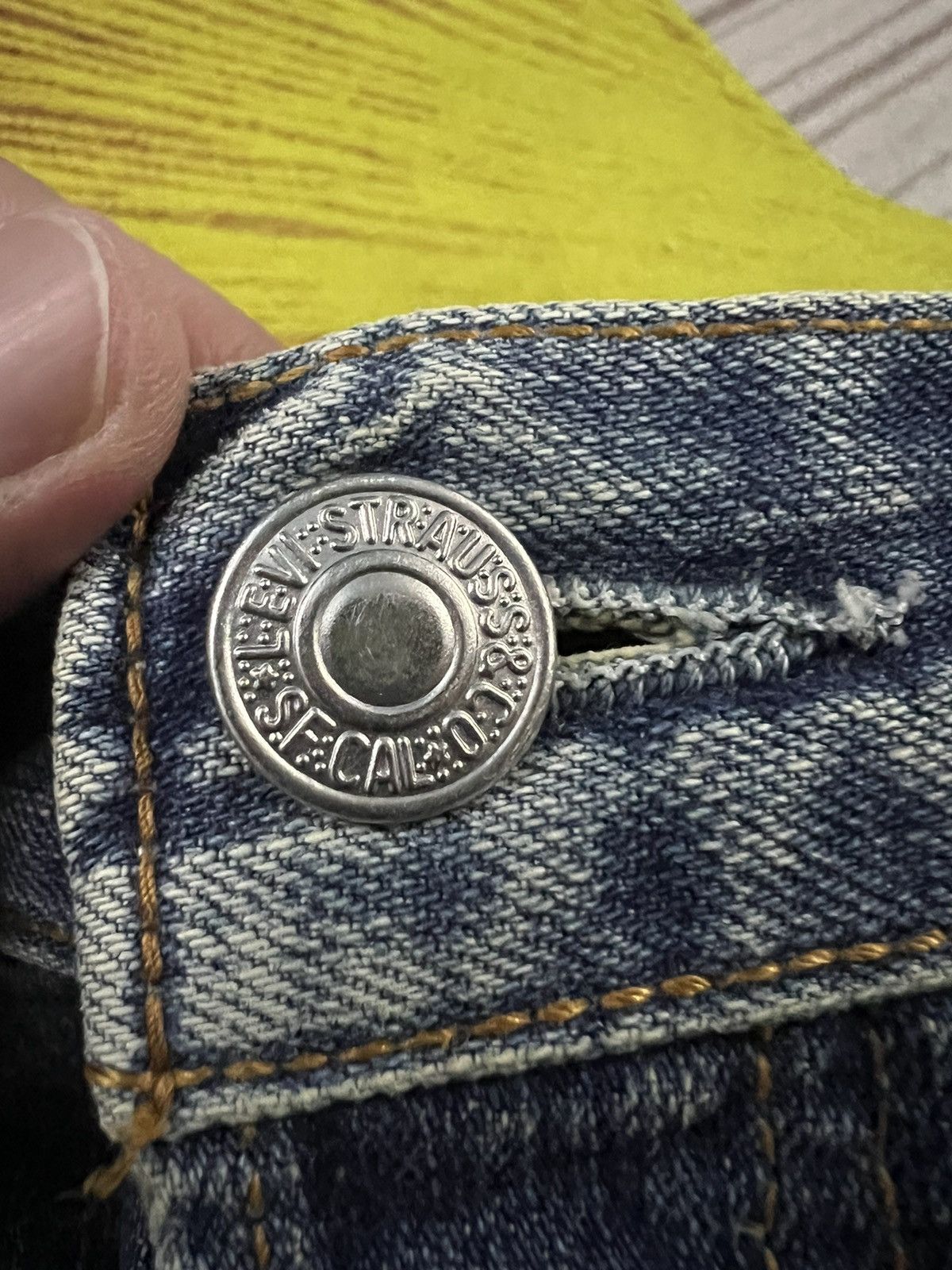 If Six Was Nine × Levi's Vintage Levis 501 Distressed Jeans Very Nice Size US 30 / EU 46 - 10 Thumbnail
