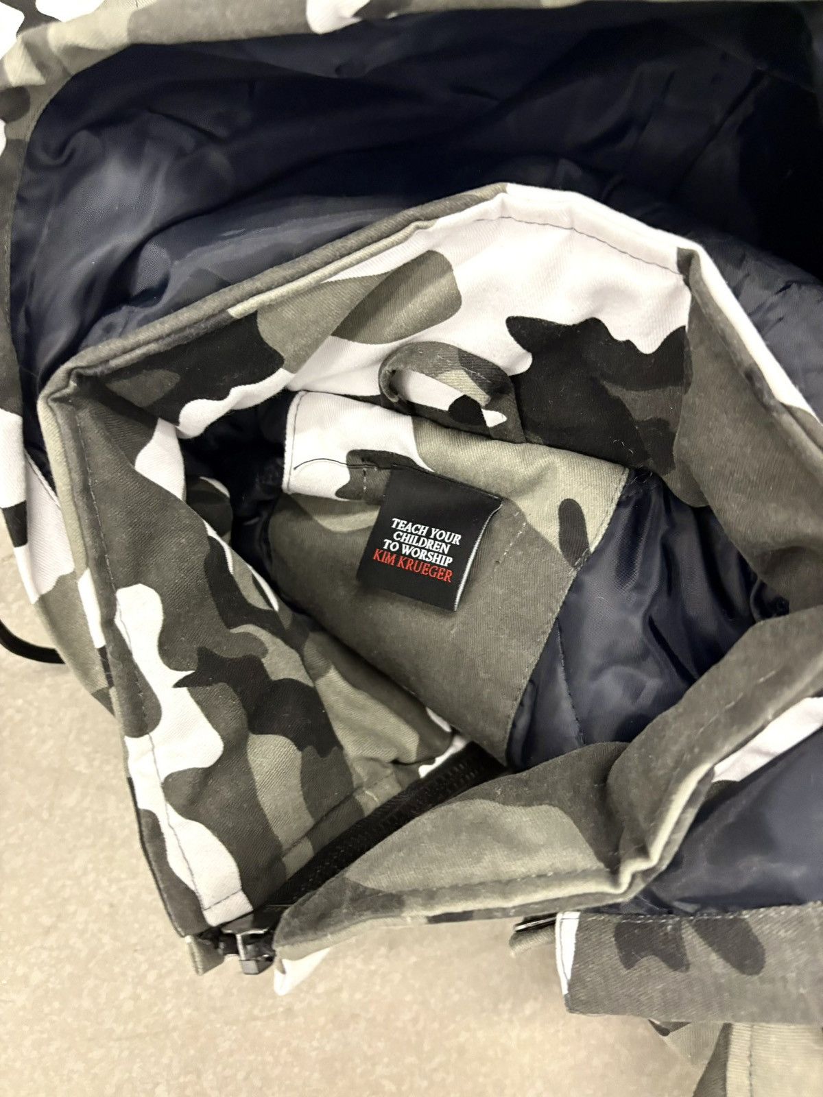 Kim Krueger kim krueger camo bomber jacket Size US L / EU 52-54 / 3 - 3 Thumbnail
