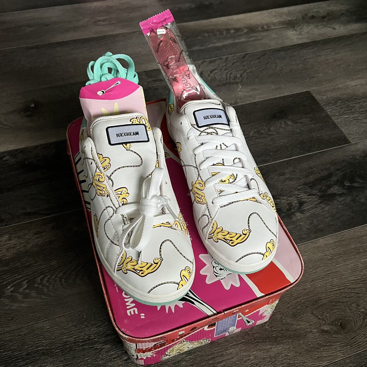 image of Billionaire Boys Club x Icecream Og Bbc Ice Cream Reebok Name Chain Boutique Low Shoes in White/Blu